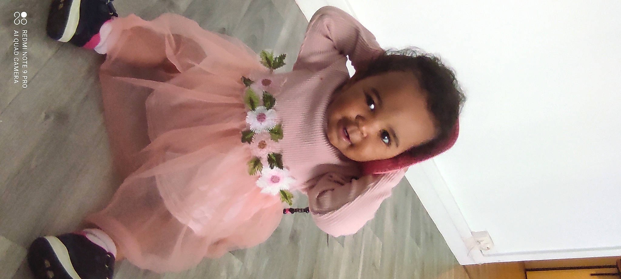 Meyliana participe au concours pour gagner de l'argent avec cette photo : baby, baby_toddler_clothing, beauty, dress, eye, face, flower, hair, hair_accessory, happy, head, headpiece, iris, person, petal, pink, plant, rose, skin, smile