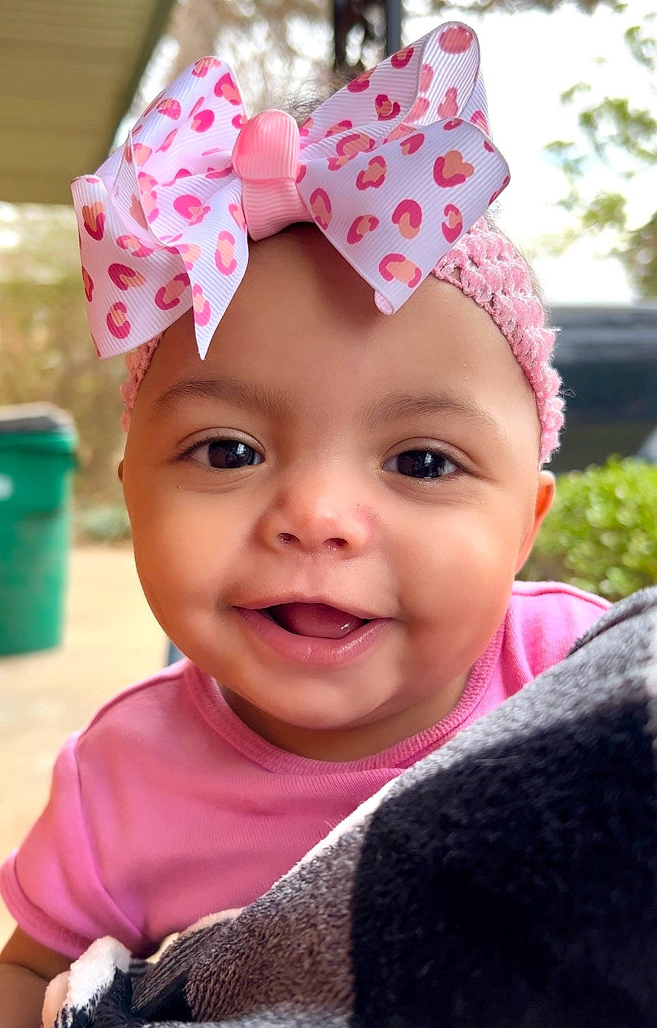 Aniyah is registered to the contest to win money with this photo: baby, baby_toddler_clothing, cap, child, costume_hat, event, eye, fashion_accessory, fun, happy, head, headgear, headwear, joy, magenta, people, person, pink, purple, smile