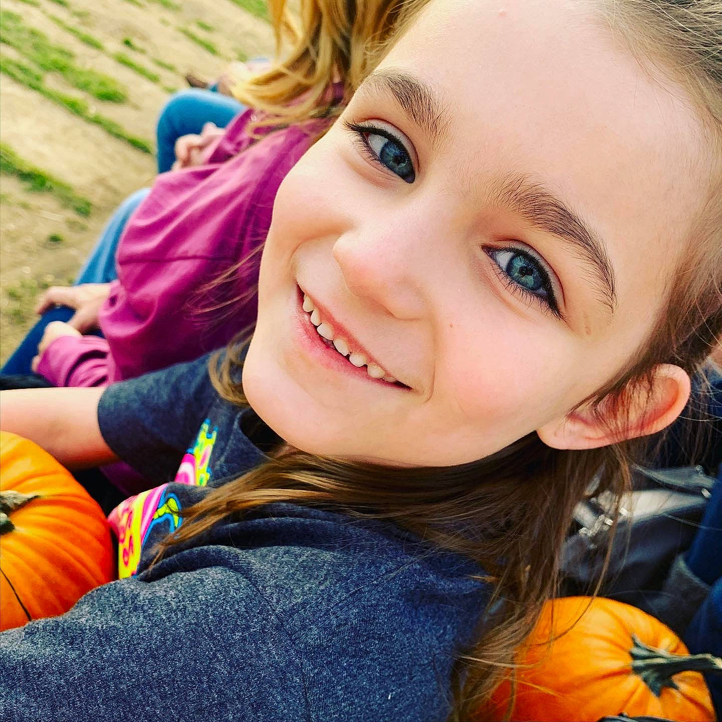 Isabell joined the competition — help win amazing prizes! beauty, cheek, child, cool, eye, face, facial_expression, grass, hair, happy, head, joy, lip, nose, people, person, selfie, skin, sky, smile