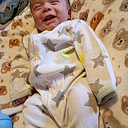 Kingston joined the competition — help win amazing prizes! baby, bear_pattern, blanket, child, comfort, cozy, cute, happy, indoor, infant, lying_down, onesie, portrait, relaxed, sleepwear, smiling, soft_texture, stars, toddler, warm_colors