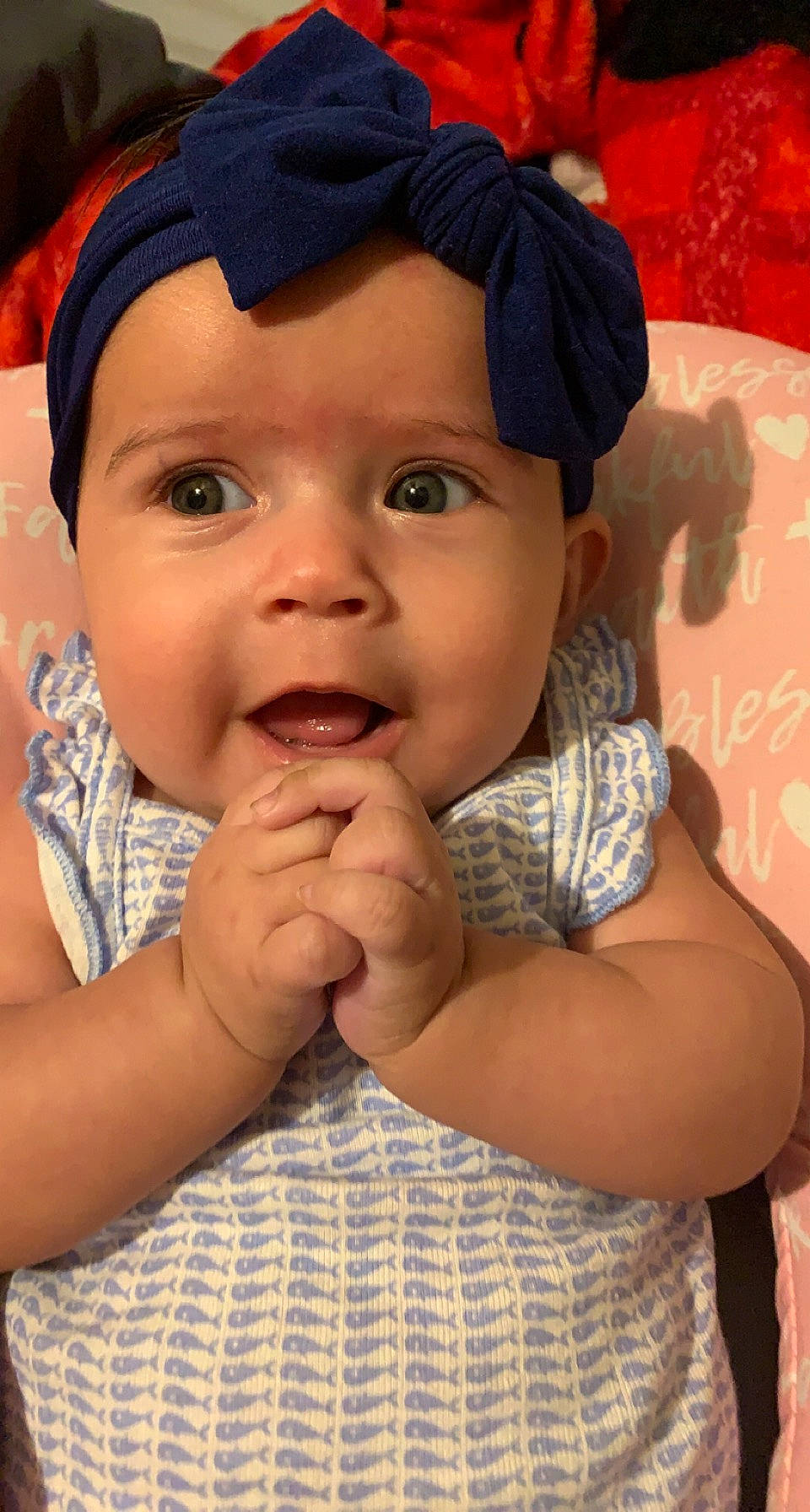 Genesis is registered to the contest to win money with this photo: baby, cap, cheek, child, eyelash, fashion_accessory, finger, fun, gesture, happy, hat, headgear, headwear, lip, mouth, nail, nose, person, skin, thumb