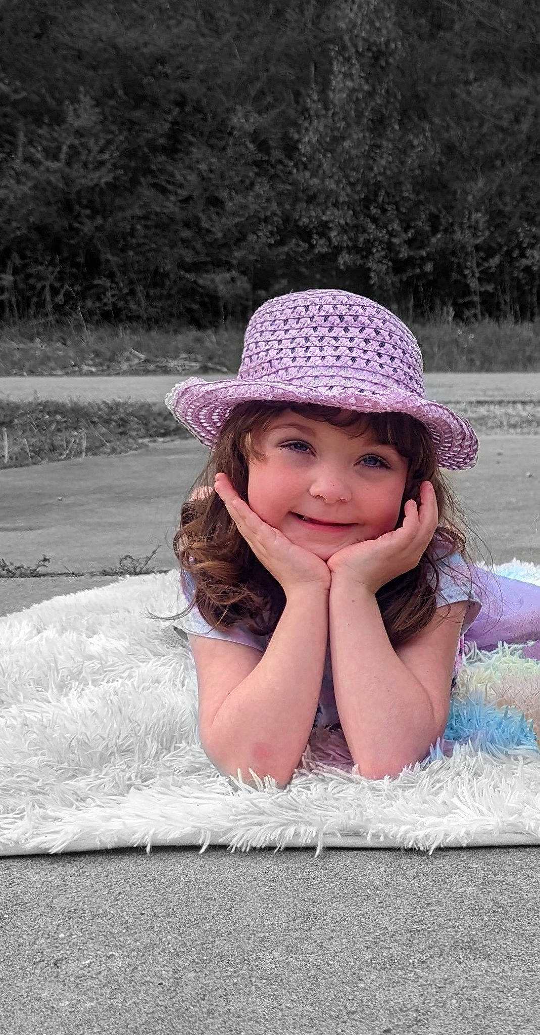 Gracie joined the competition — help win amazing prizes! cool, eye, fedora, flash_photography, fun, grass, hair, happy, hat, head, headgear, headwear, joy, leisure, lip, people_in_nature, person, pink, plant, skin