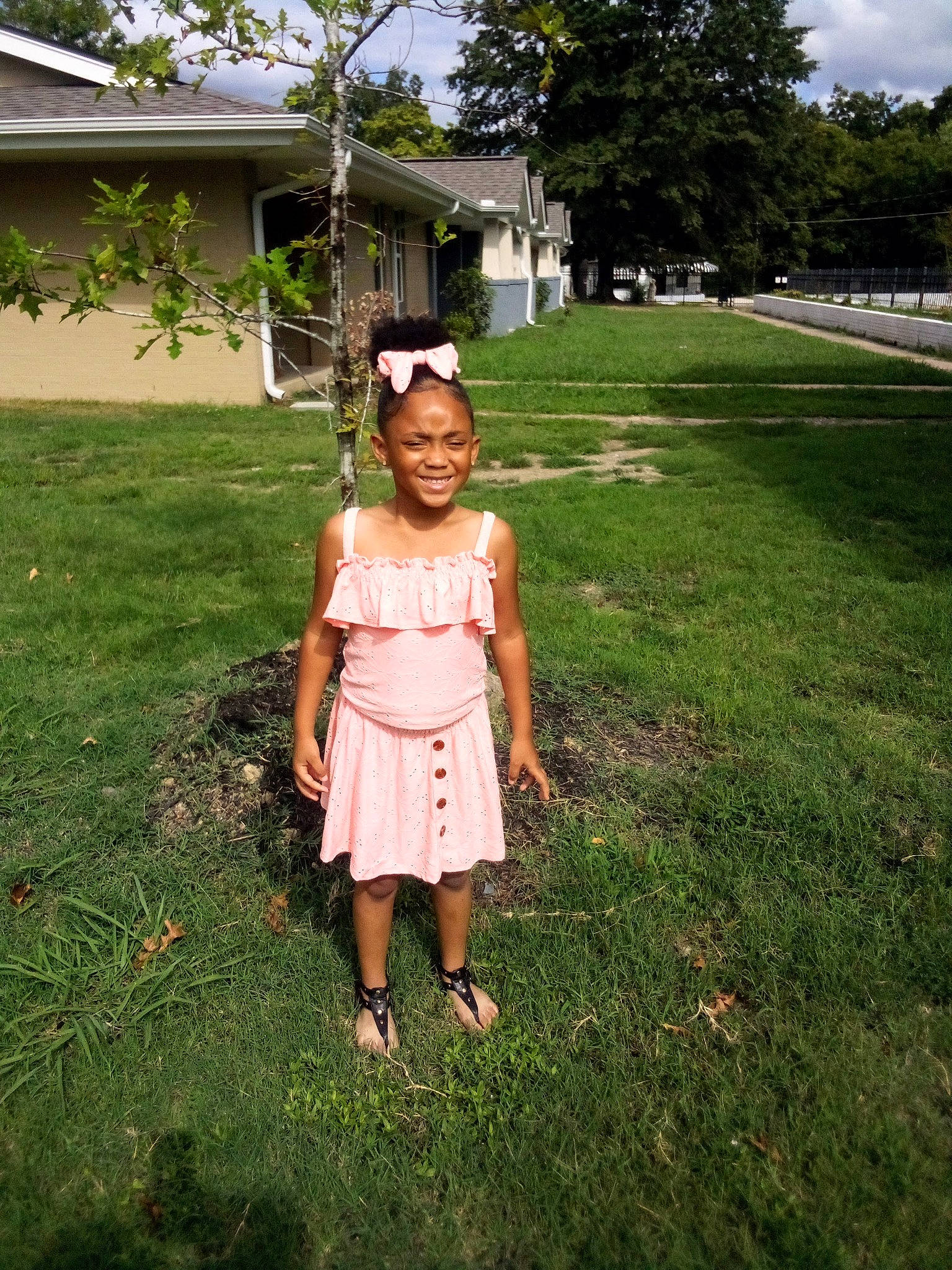 Arielle joined the competition — help win amazing prizes! child, day_dress, fun, garden, grass, grass_family, grassland, happy, joy, landscape, lawn, leisure, meadow, people_in_nature, person, plant, recreation, sandal, sky, smile