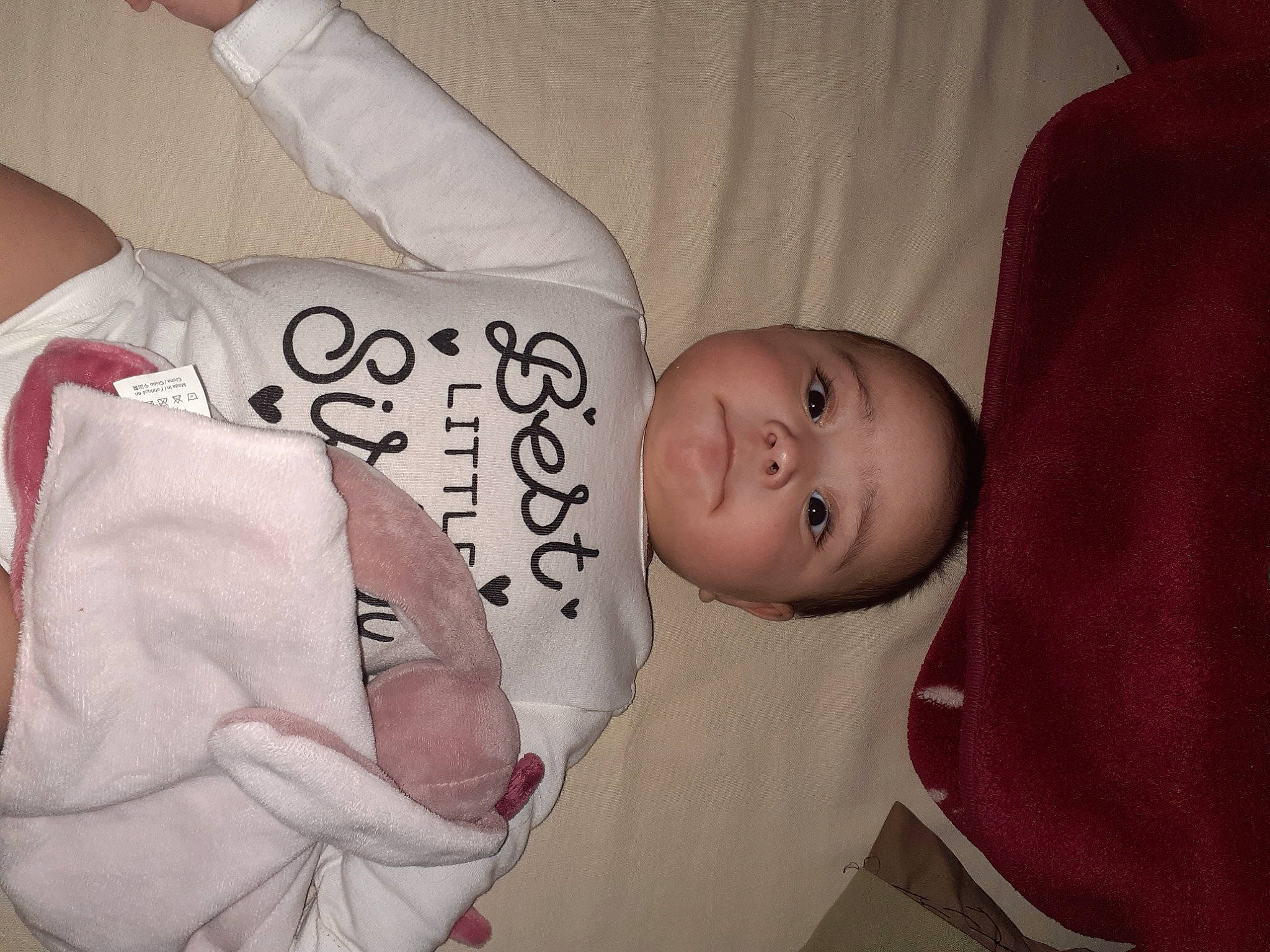 Phoebe joined the competition — help win amazing prizes! baby, baby_toddler_clothing, chest, child, comfort, elbow, gesture, happy, human_body, human_leg, joint, leg, mouth, nail, neck, person, product, skin, sleeve, stomach