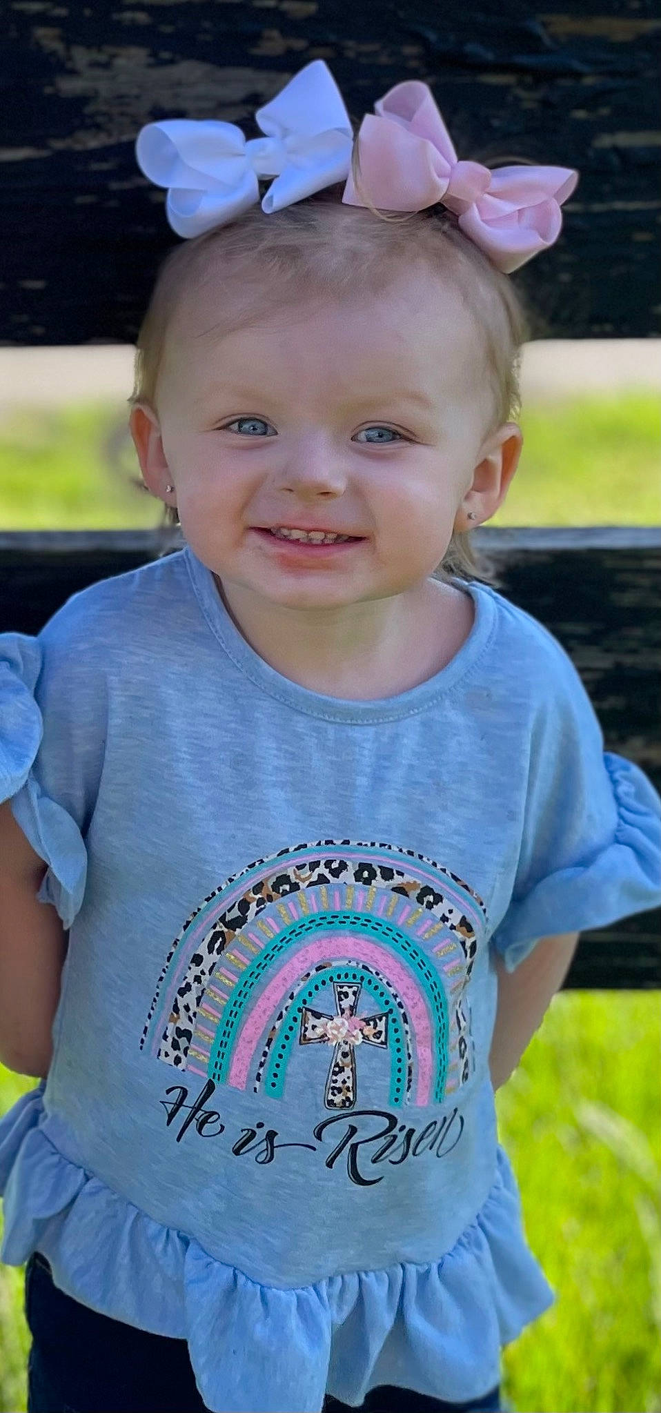 Alaylah joined the competition — help win amazing prizes! baby_toddler_clothing, blue, chin, cool, facial_expression, hairstyle, happy, iris, joy, mammal, neck, organ, person, photograph, pink, product, skin, sleeve, smile, standing