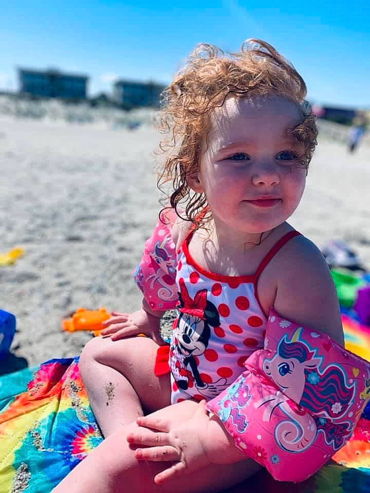 Violet joined the competition — help win amazing prizes! beach, beauty, child, coast, fun, happy, leisure, people_in_nature, people_on_beach, person, play, recreation, sand, shore, sitting, sky, summer, sun_tanning, thigh, toddler