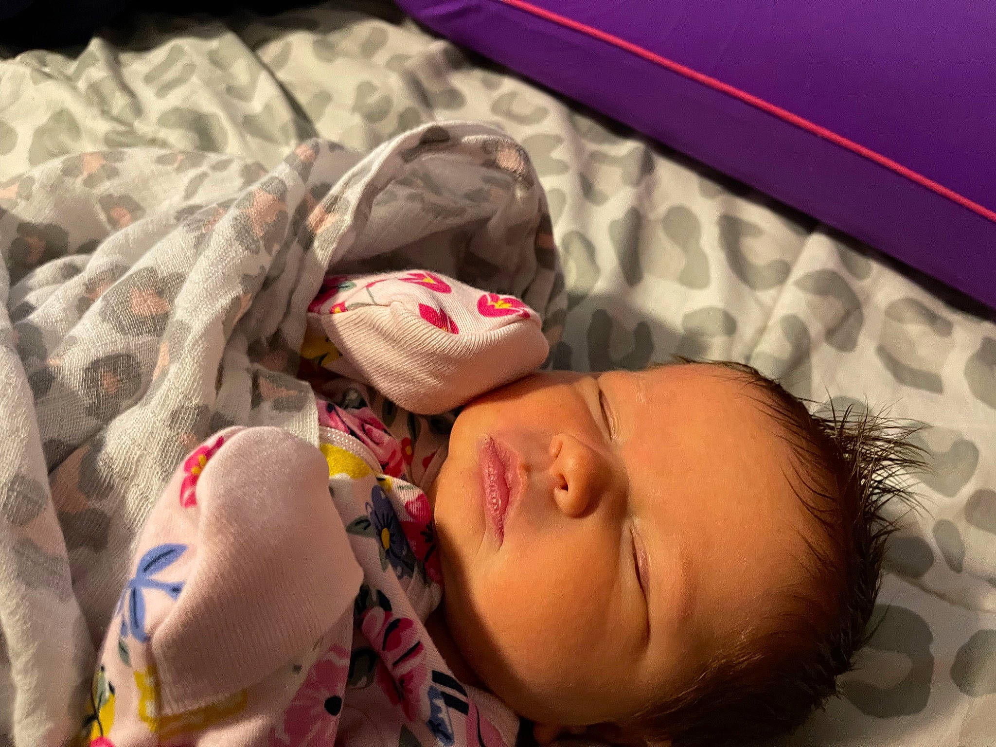 Khalani joined the competition — help win amazing prizes! baby, baby_products, baby_sleeping, baby_toddler_clothing, bedding, bedtime, cheek, child, comfort, eyelash, happy, linens, mouth, nap, pattern, person, room, skin, sleep, textile