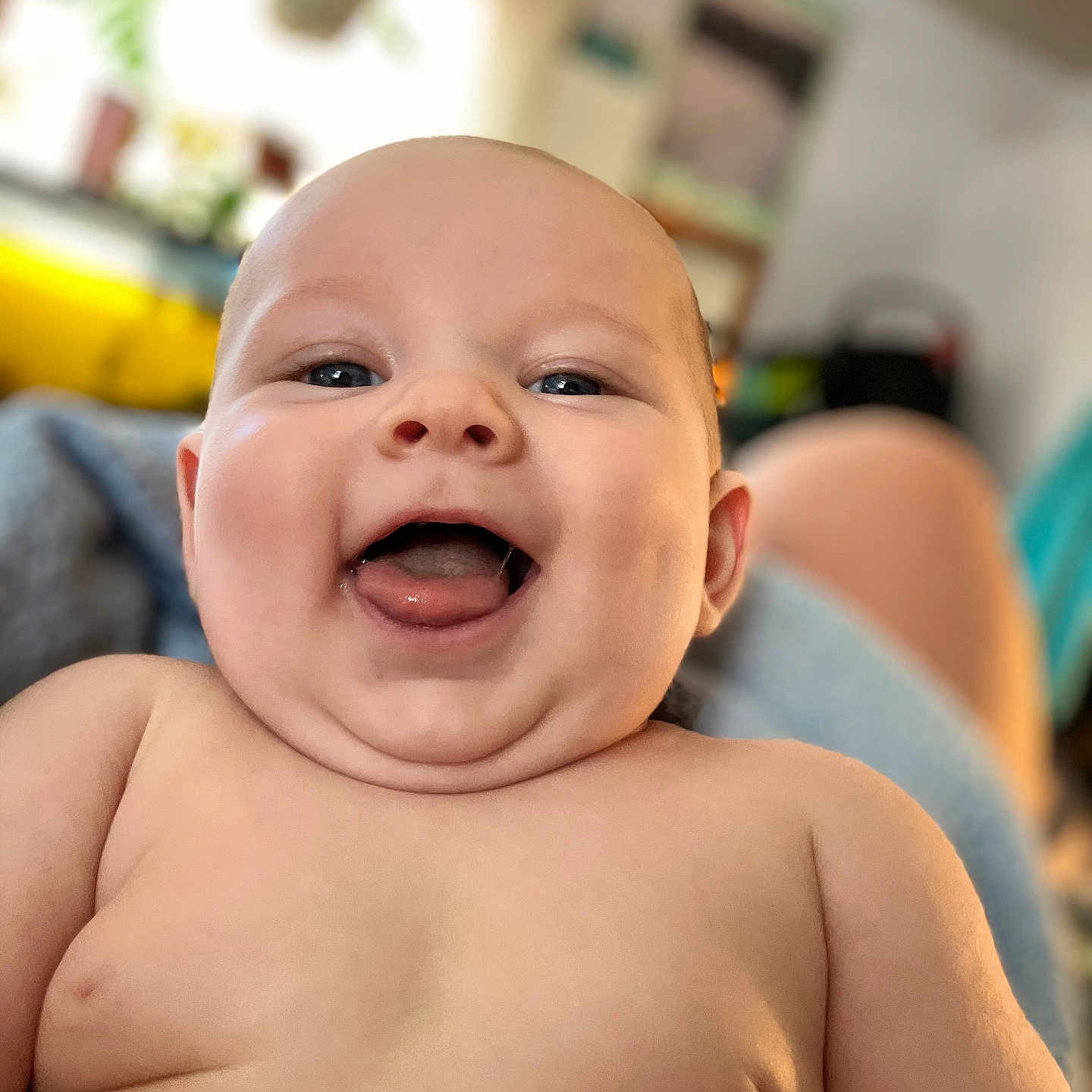 Sterling is registered to the contest to win money with this photo: baby, babylaughing, face, happy, head, laughing, person, photography, portrait, smile