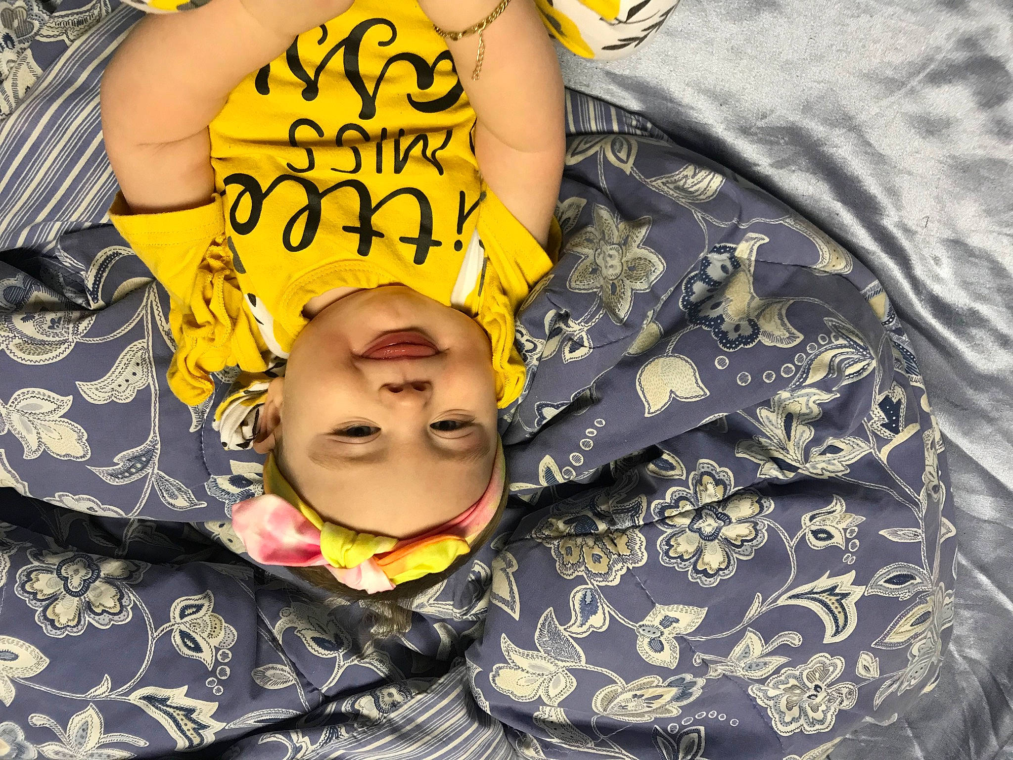 Karma joined the competition — help win amazing prizes! baby_products, baby_toddler_clothing, chest, child, comfort, font, fun, gesture, happy, head, headwear, joy, linens, mouth, pattern, person, product, sleeve, t_shirt, textile