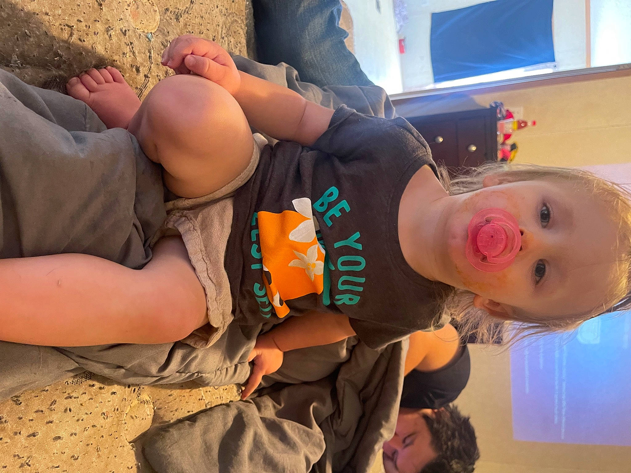 Harmonie joined the competition — help win amazing prizes! abdomen, child, elbow, fun, happy, hat, human_leg, joint, knee, landscape, leisure, mouth, person, shorts, sitting, smile, soil, t_shirt, thigh, toddler