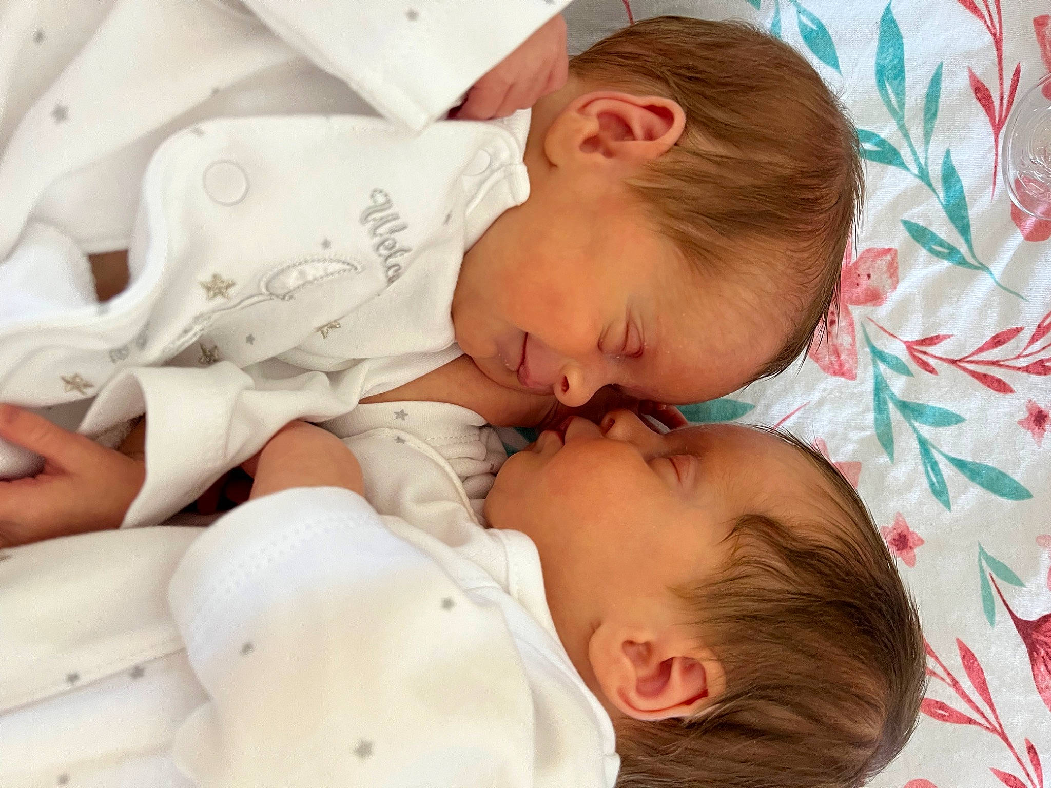 Heidi Grace And Sadie joined the competition — help win amazing prizes! baby, baby_products, baby_sleeping, baby_toddler_clothing, bedtime, cheek, child, comfort, eyelash, facial_expression, finger, happy, linens, nap, pattern, person, room, skin, sleep, textile