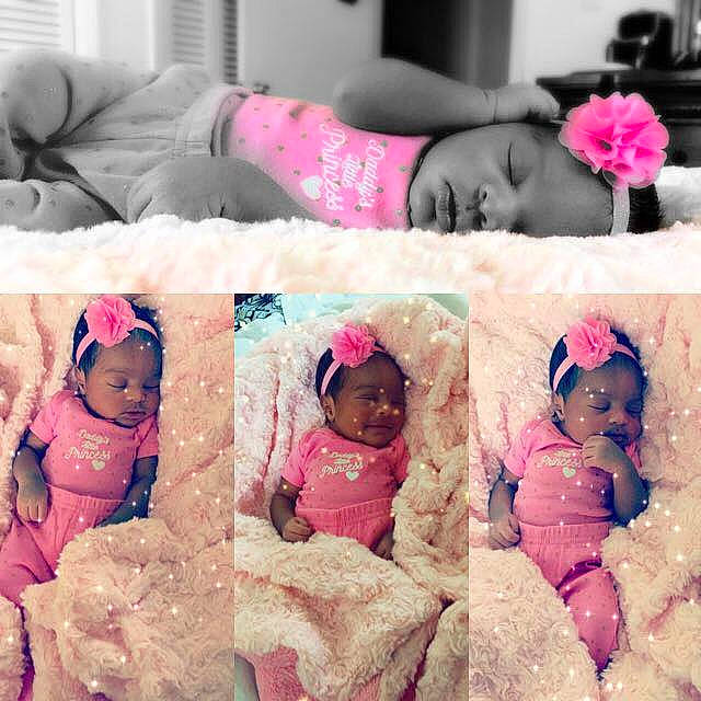 Kiersten is registered to the contest to win money with this photo: child, day, girl, hair_accessory, infant, person, pink, product, skin, textile, toddler