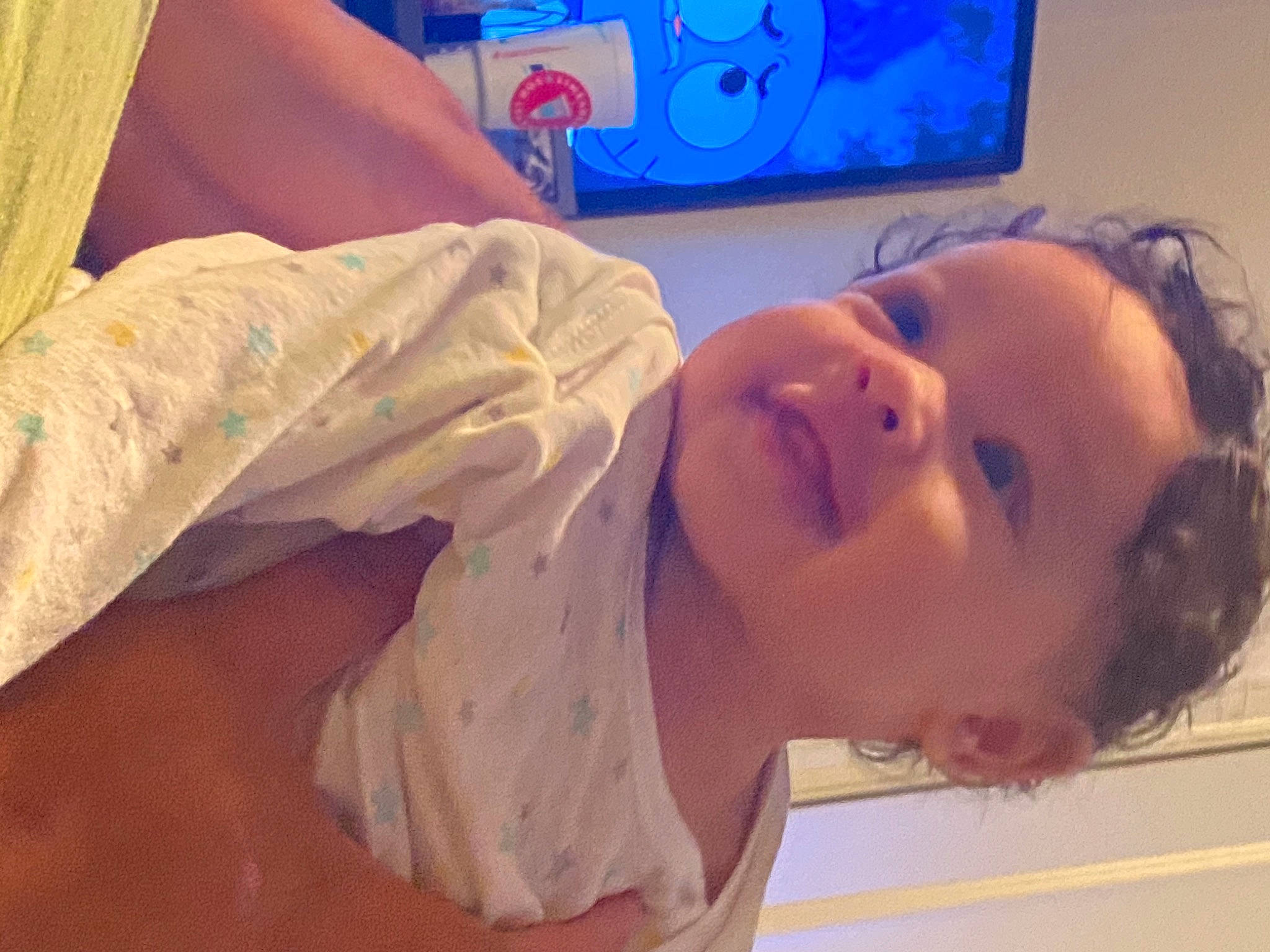 Treasure is registered to the contest to win money with this photo: arm, baby, bedtime, birth, cheek, child, ear, face, forehead, happy, head, mouth, nap, neck, nose, person, selfie, sleep, toddler