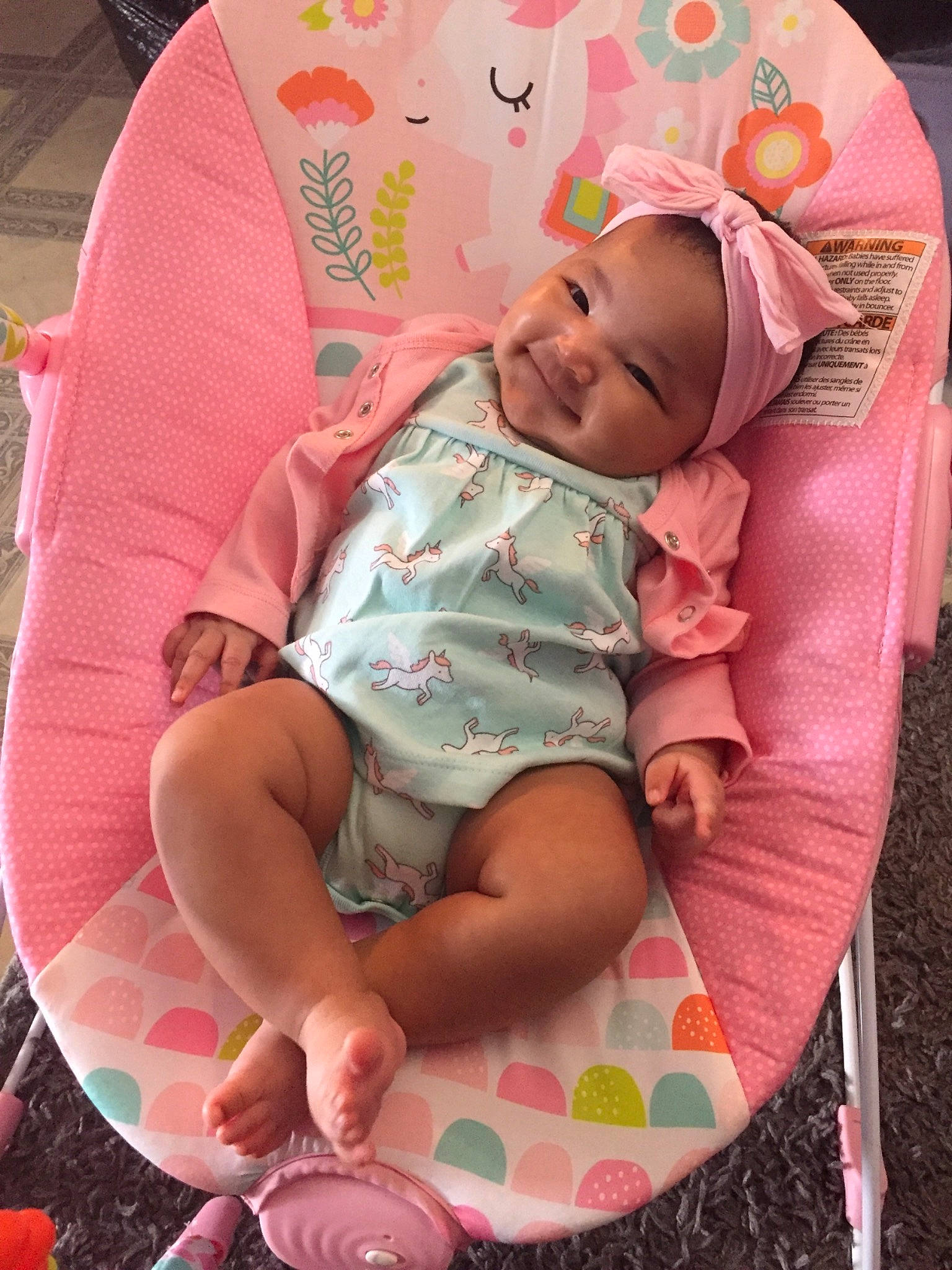 Aria joined the competition — help win amazing prizes! baby, baby_products, baby_toddler_clothing, birth, child, nap_mat, person, pink, play, product, skin, sleep, toddler