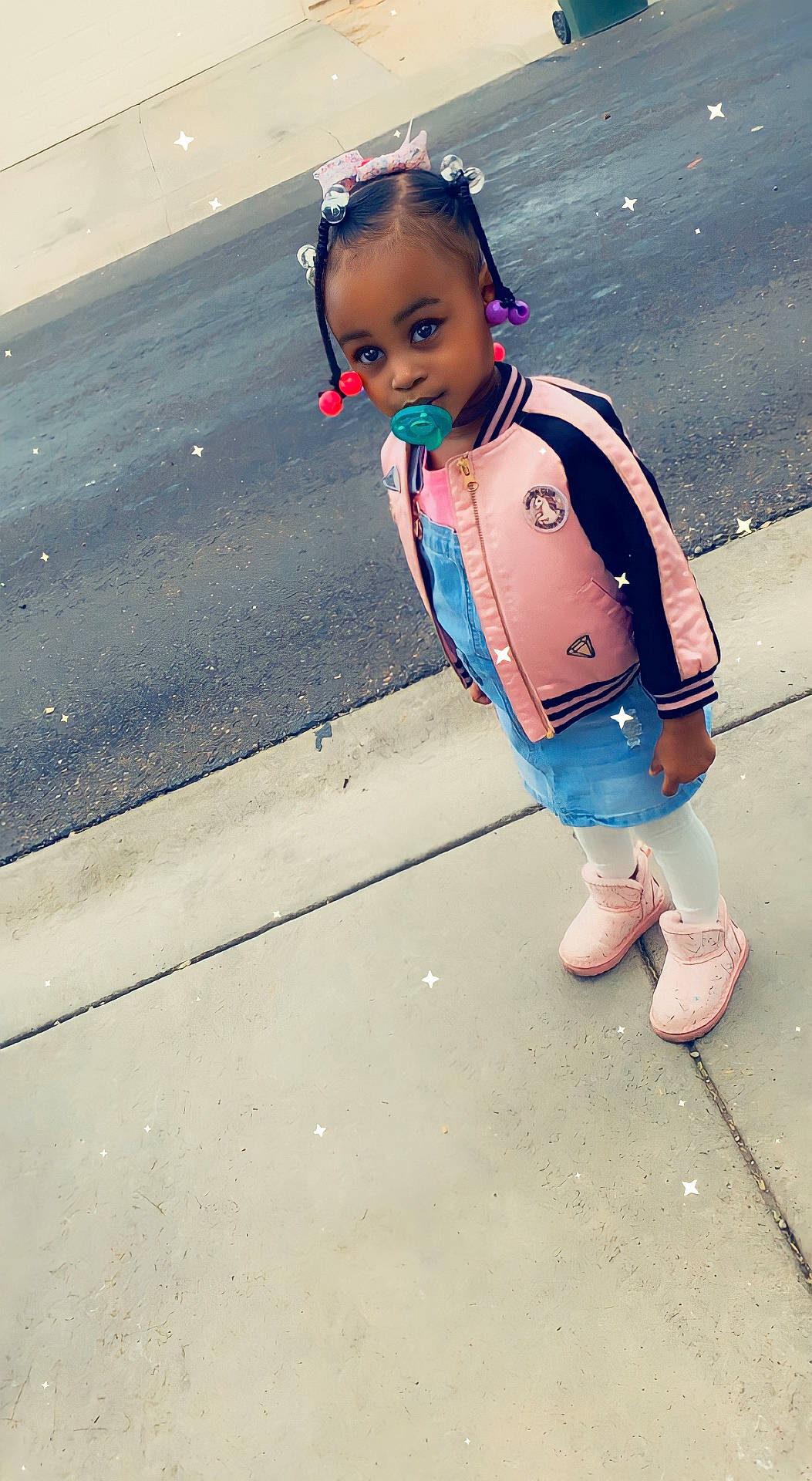 Nasiah joined the competition — help win amazing prizes! accessories, backpack, bag, child, clothing, coat, face, female, footwear, girl, head, jacket, jeans, pants, person, photography, portrait, shoe, shorts, walking