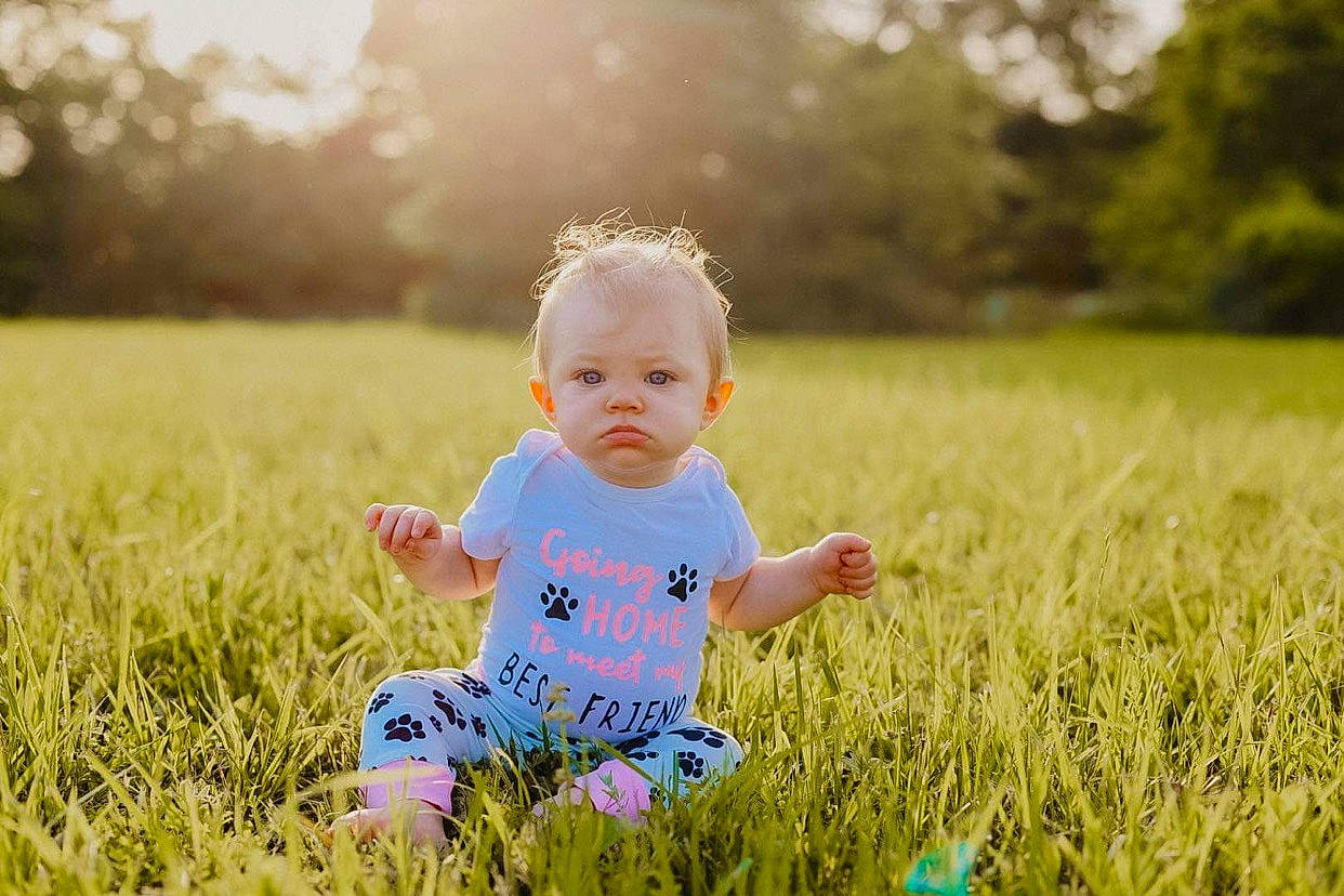 Ainsley joined the competition — help win amazing prizes! baby, baby_toddler_clothing, flash_photography, grass, grass_family, grassland, happy, lawn, light, meadow, people_in_nature, person, photograph, plant, playing_with_kids, sky, smile, summer, sunlight, toddler