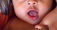 Nyra joined the competition — help win amazing prizes! baby, child, closeup, face, eyes, hands, skin, expression, cute, infant, mouth, adorable, person, portrait, human, small_hands, holding, love, family, toddler