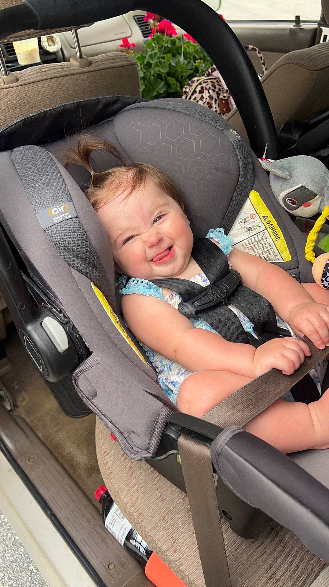 Oaklyn joined the competition — help win amazing prizes! auto_part, automotive_design, automotive_exterior, baby_carriage, baby_products, car, car_seat, car_seat_cover, child, comfort, lap, motor_vehicle, person, personal_luxury_car, plant, product, smile, steering_wheel, thigh, toddler