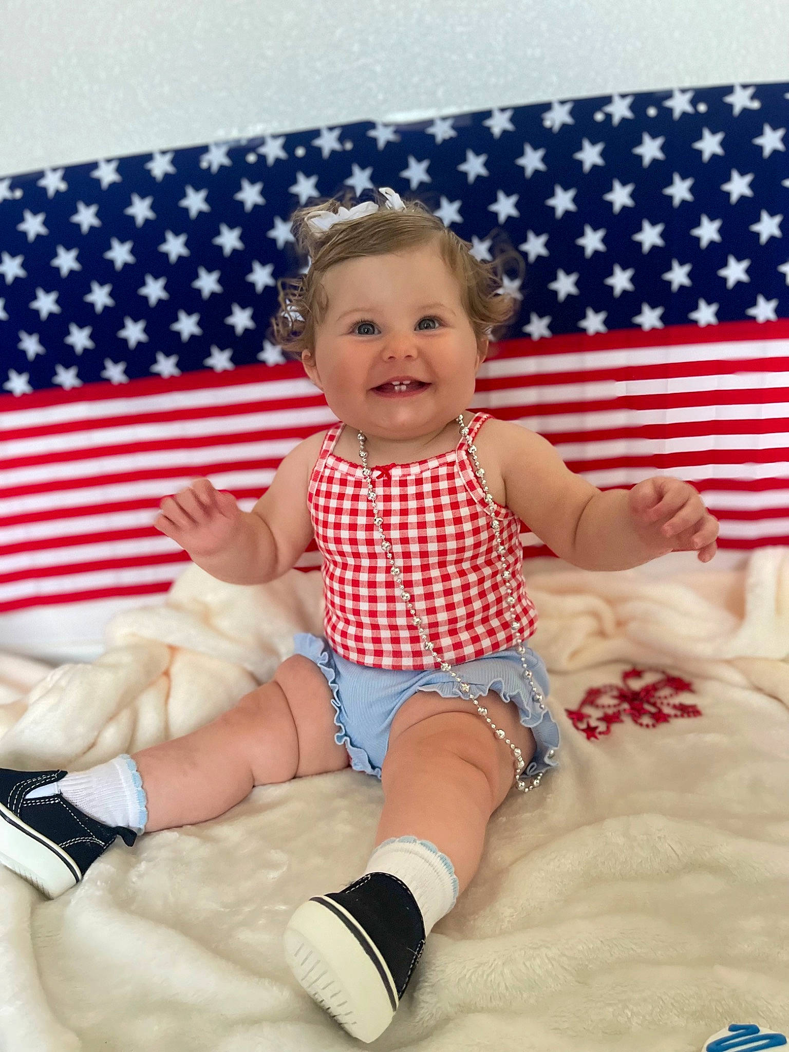 Charlee is registered to the contest to win money with this photo: baby, baby_toddler_clothing, child, comfort, fun, happy, human_leg, joy, knee, lap, leg, pattern, person, sitting, sleeve, smile, sock, textile, thigh, thumb