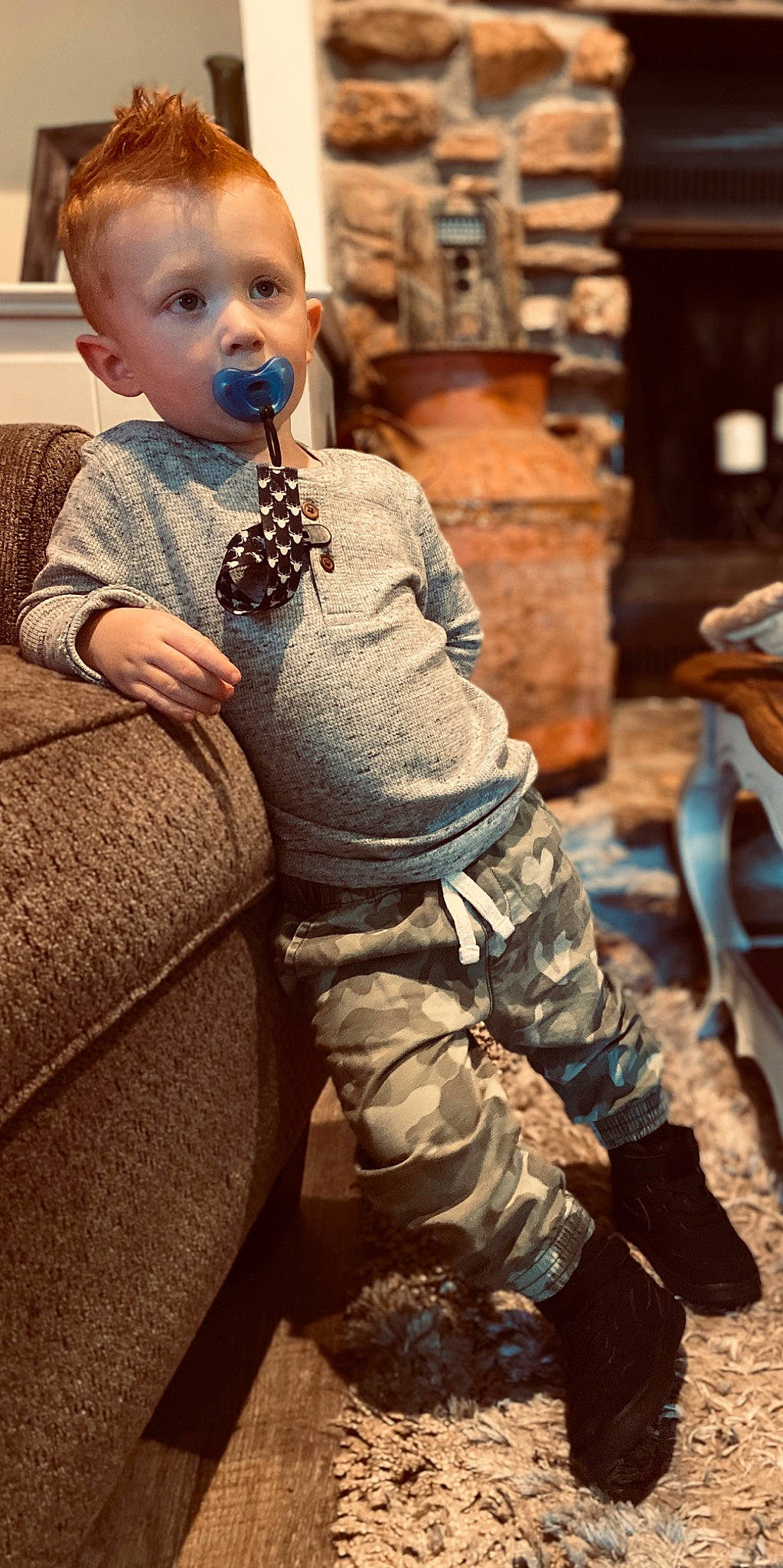 Clay joined the competition — help win amazing prizes! baby, baby_toddler_clothing, camouflage, carpet, child, fashion_design, flooring, fun, happy, head, infantry, marines, military_camouflage, military_organization, military_person, military_uniform, pattern, person, sitting, toddler