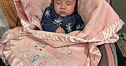 Ace'Lynn joined the competition — help win amazing prizes! baby, sleeping, blanket, pink, baby_carrier, cozy, soft_texture, infant, child, pajamas, indoor, peaceful, cute, portrait, resting, warm, comfortable, sleep, baby_girl, nursery