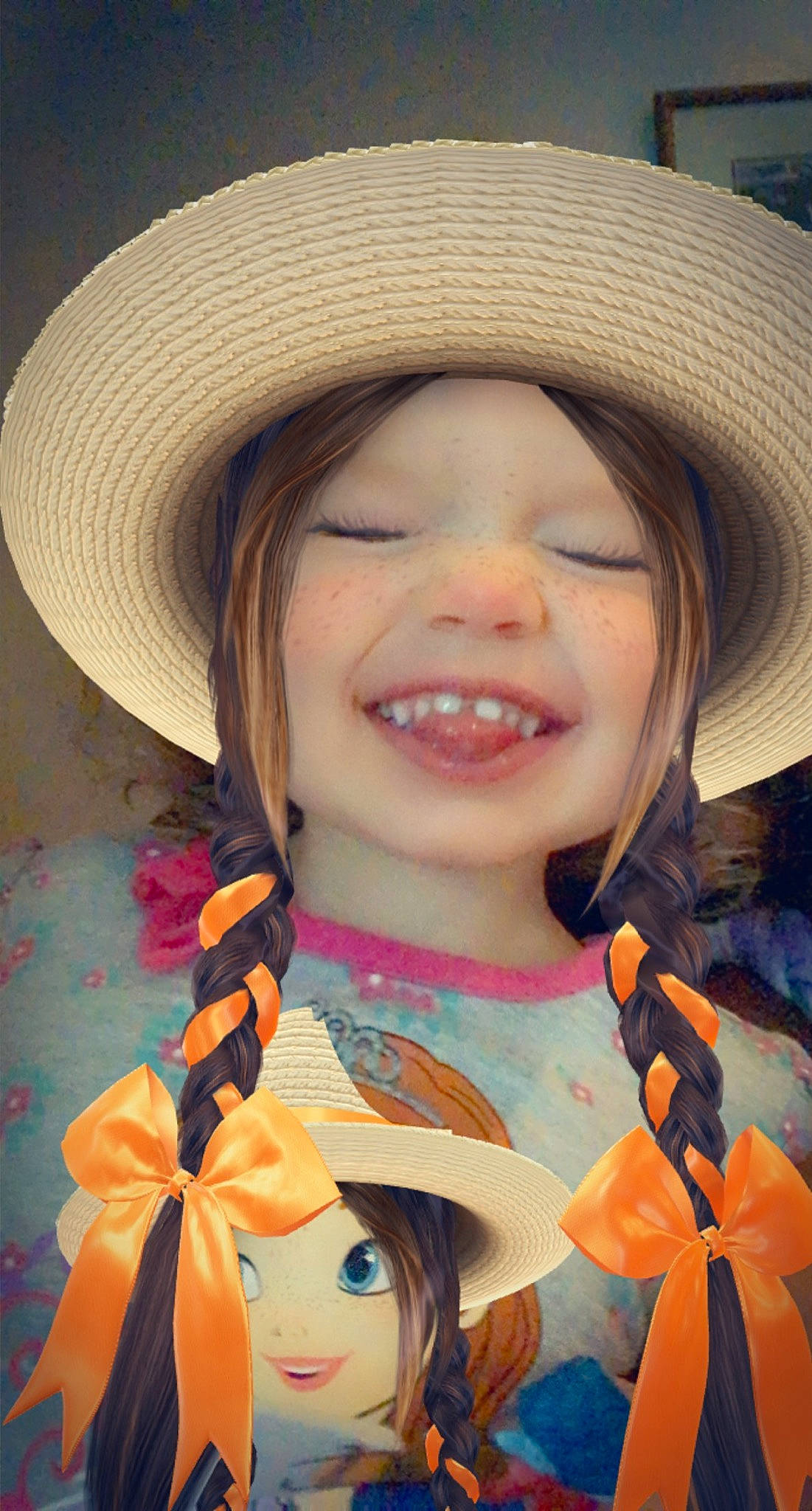Ember joined the competition — help win amazing prizes! cheek, child, cool, fashion_accessory, fun, hat, headgear, headwear, joy, laugh, person, smile, sun_hat, toddler, tooth
