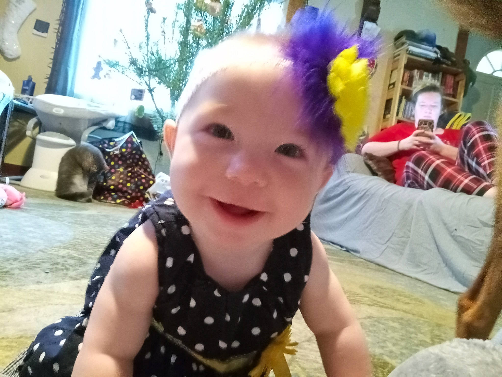 Ocean joined the competition — help win amazing prizes! baby, baby_toddler_clothing, child, costume, event, fun, happy, joy, leisure, magenta, party, party_supply, pattern, person, plant, play, sitting, smile, toddler, vacation