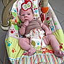Brody is registered to the contest to win money with this photo: animal_tail, apple_toy, baby, baby_boy, baby_clothing, baby_seat, baby_toy, calming_vibrations, child, colorful, cute, fisher_price, floor_tiles, indoors, infant, owl_toy, playful, seat, striped, toy