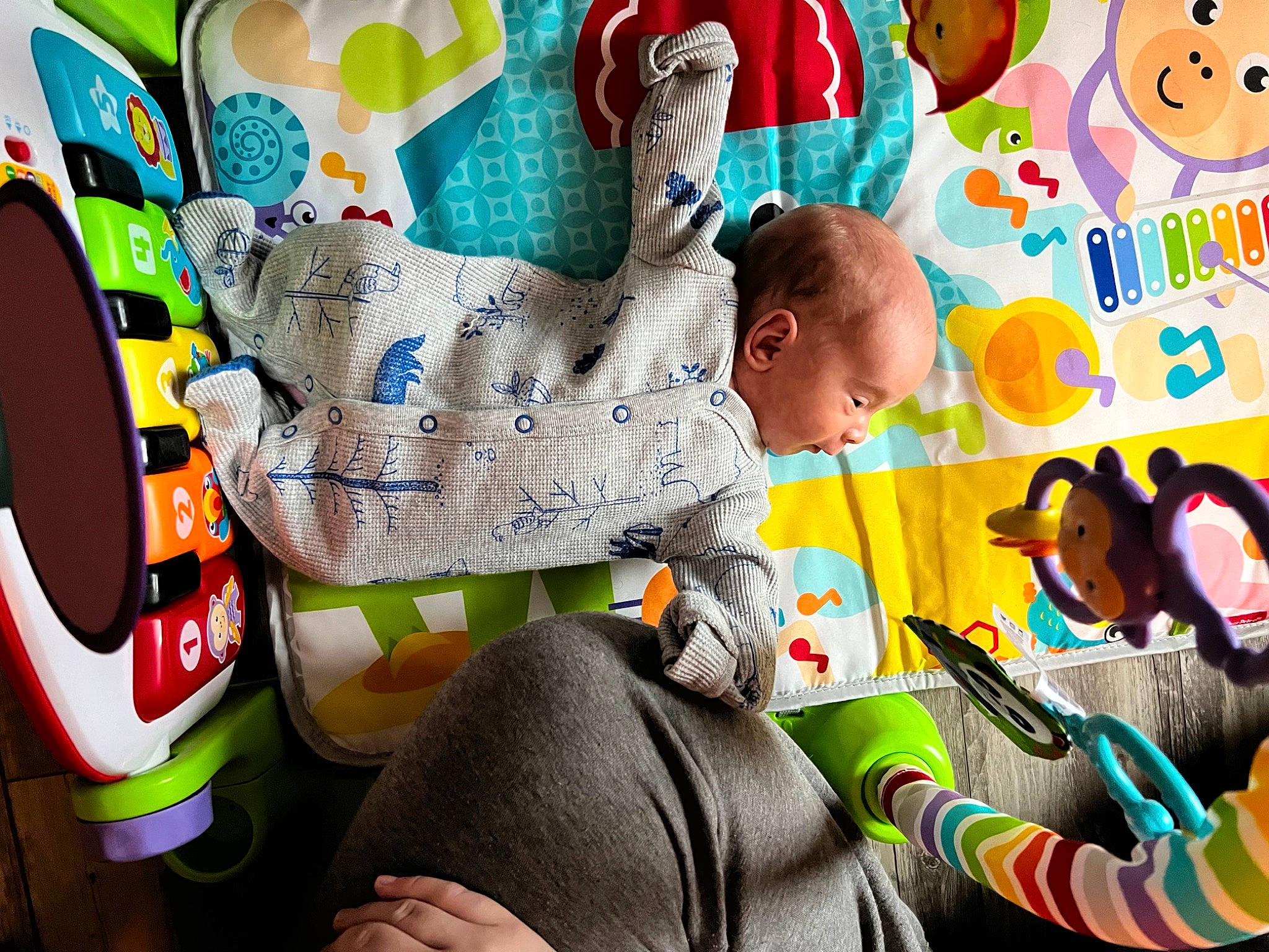 Beckham is registered to the contest to win money with this photo: art, baby, baby_products, baby_toys, child, fun, happy, illustration, kindergarten, leisure, pattern, person, play, room, sharing, sitting, t_shirt, toddler, toy, visual_arts