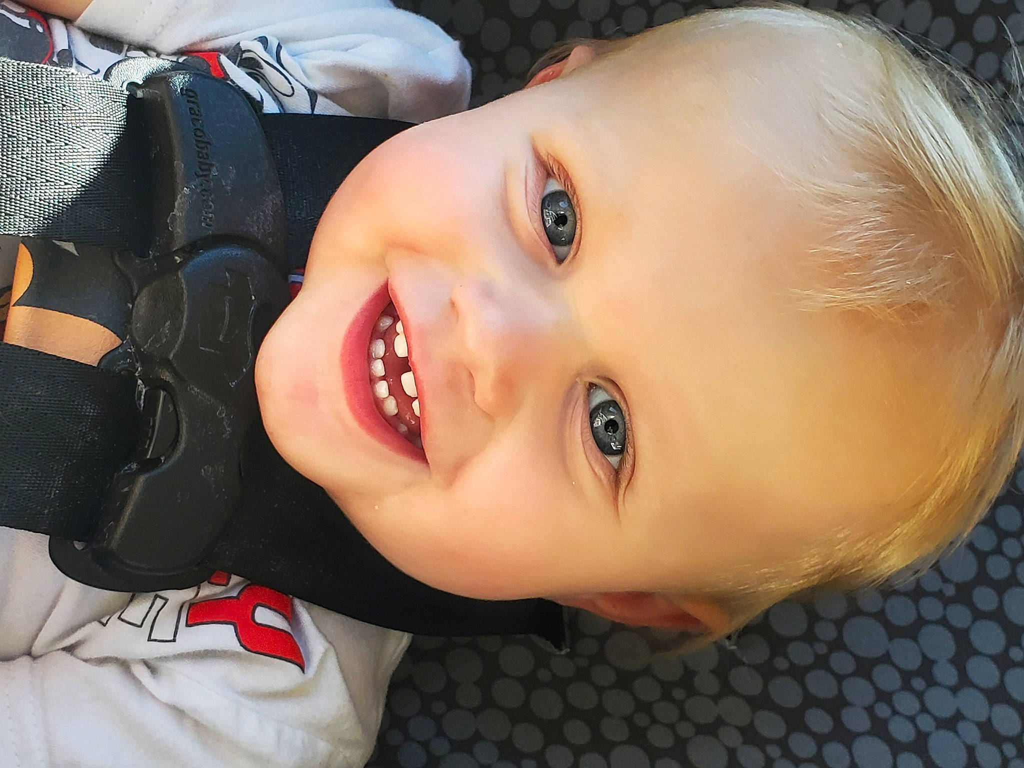 Bjorn joined the competition — help win amazing prizes! baby, baby_laughing, baby_toddler_clothing, beauty, cheek, child, close_up, eyebrow, eyelash, flash_photography, fun, happy, joy, lip, mouth, nose, person, plant, skin, smile