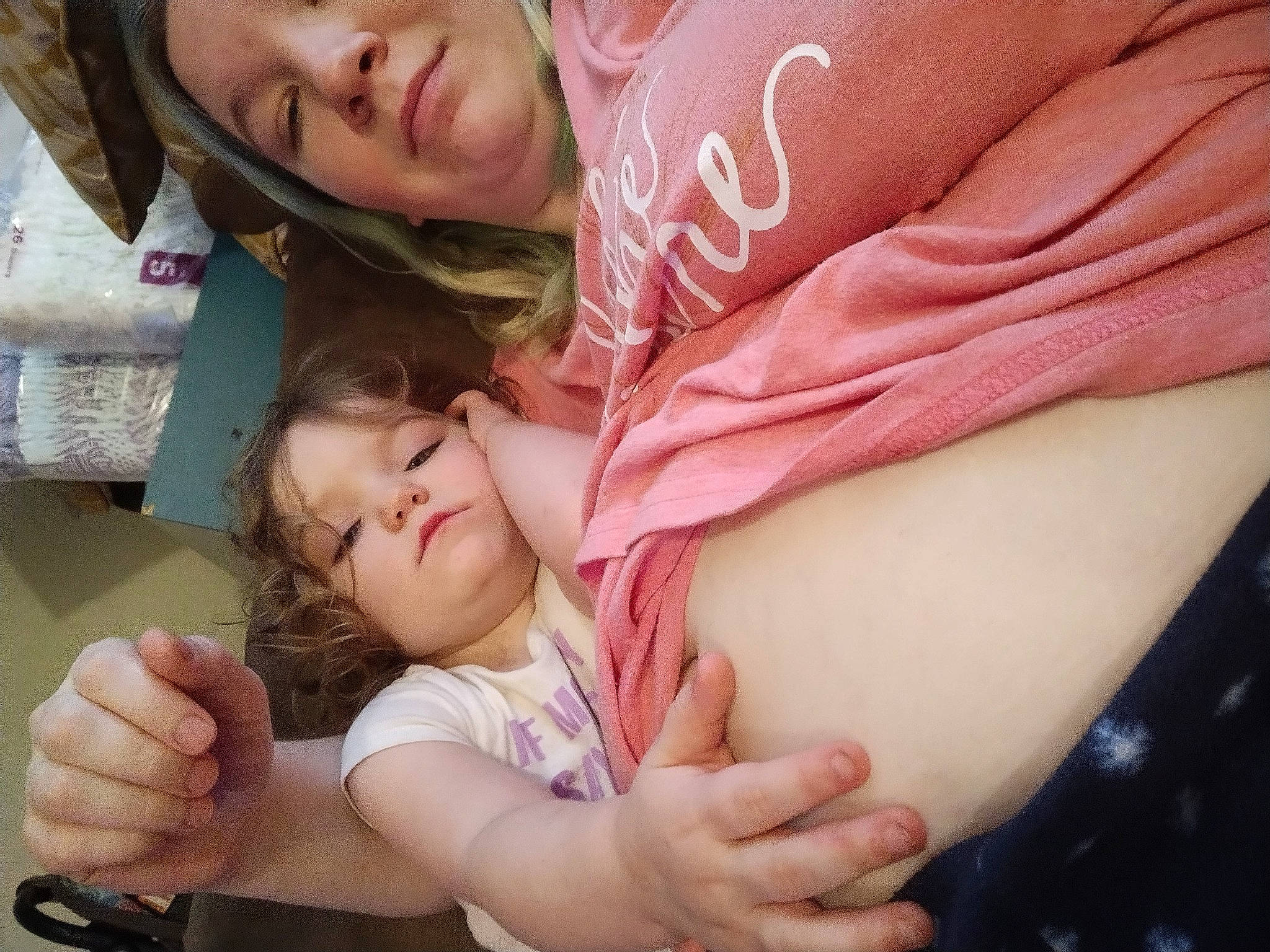 Delena is registered to the contest to win money with this photo: arm, cheek, child, comfort, facial_expression, finger, fun, gesture, hand, happy, headwear, interaction, lip, mouth, nail, nose, person, pink, skin, thumb