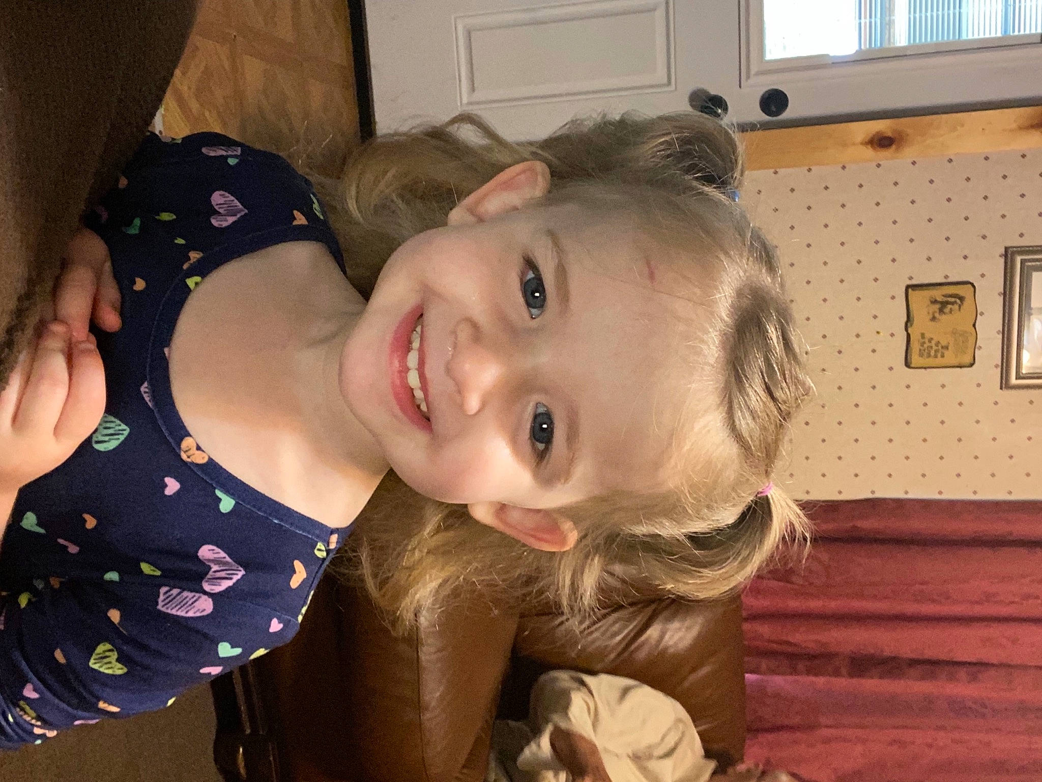 Kaelynn is registered to the contest to win money with this photo: baby_laughing, blond, brown_hair, cheek, child, eye, flash_photography, fun, grass, happy, head, iris, joy, lip, mouth, neck, nose, person, picture_frame, skin