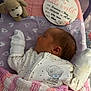 Frankie Jay joined the competition — help win amazing prizes! newborn, baby, sleeping, onesie, mittens, blanket, plush_toy, birth_announcement, heart_pattern, pink, purple, knitted_blanket, soft_toy, infant, cute, peaceful, sleep, bed, cozy, baby_clothes