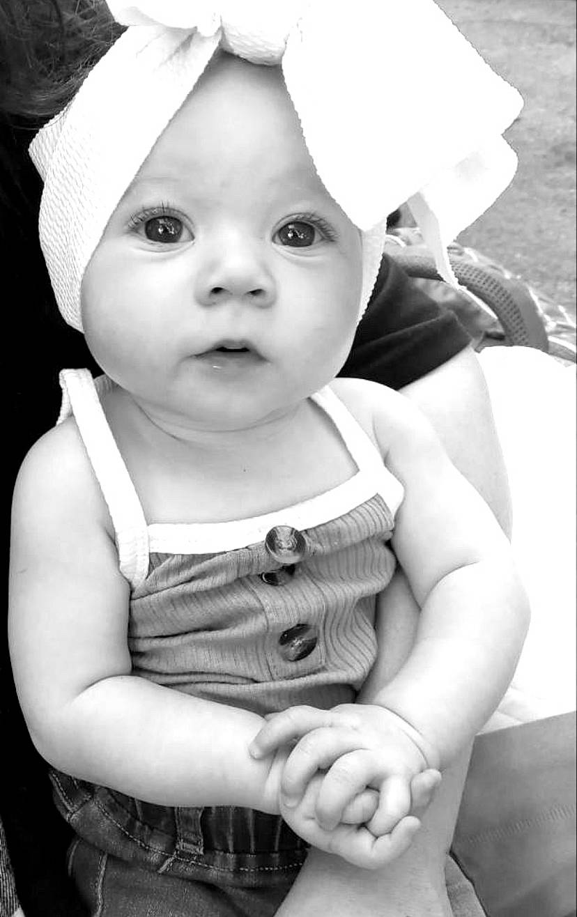 Lylah is registered to the contest to win money with this photo: baby, baby_toddler_clothing, black, black_and_white, cap, cheek, cool, eye, face, flash_photography, happy, iris, lip, monochrome, person, photograph, skin, sleeve, style, toddler