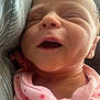 Mazzie is registered to the contest to win money with this photo: baby, newborn, sleeping, close_up, face, infant, pink_clothing, polka_dots, soft, peaceful, skin, head, mouth_open, tiny_hand, fabric, cozy, portrait, child, young, resting