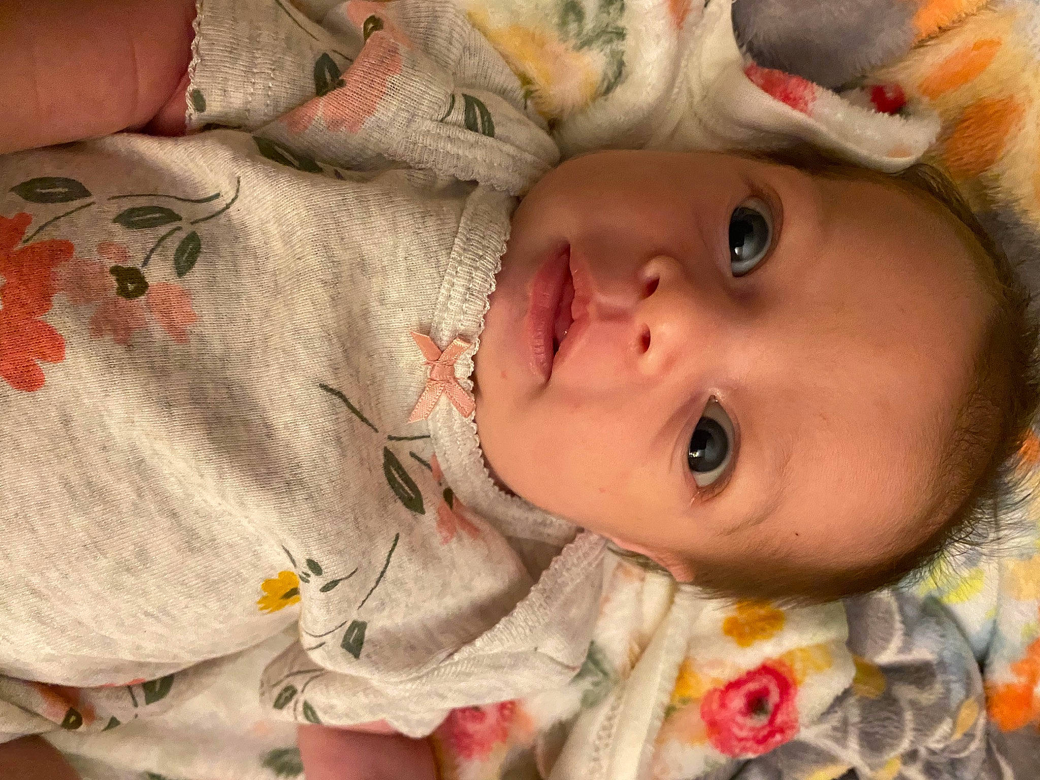 Maggie joined the competition — help win amazing prizes! baby, cheek, chin, ear, eye, eyebrow, eyelash, face, facial_expression, forehead, hair, head, human_body, lip, mouth, nose, person, skin, sleeve, smile