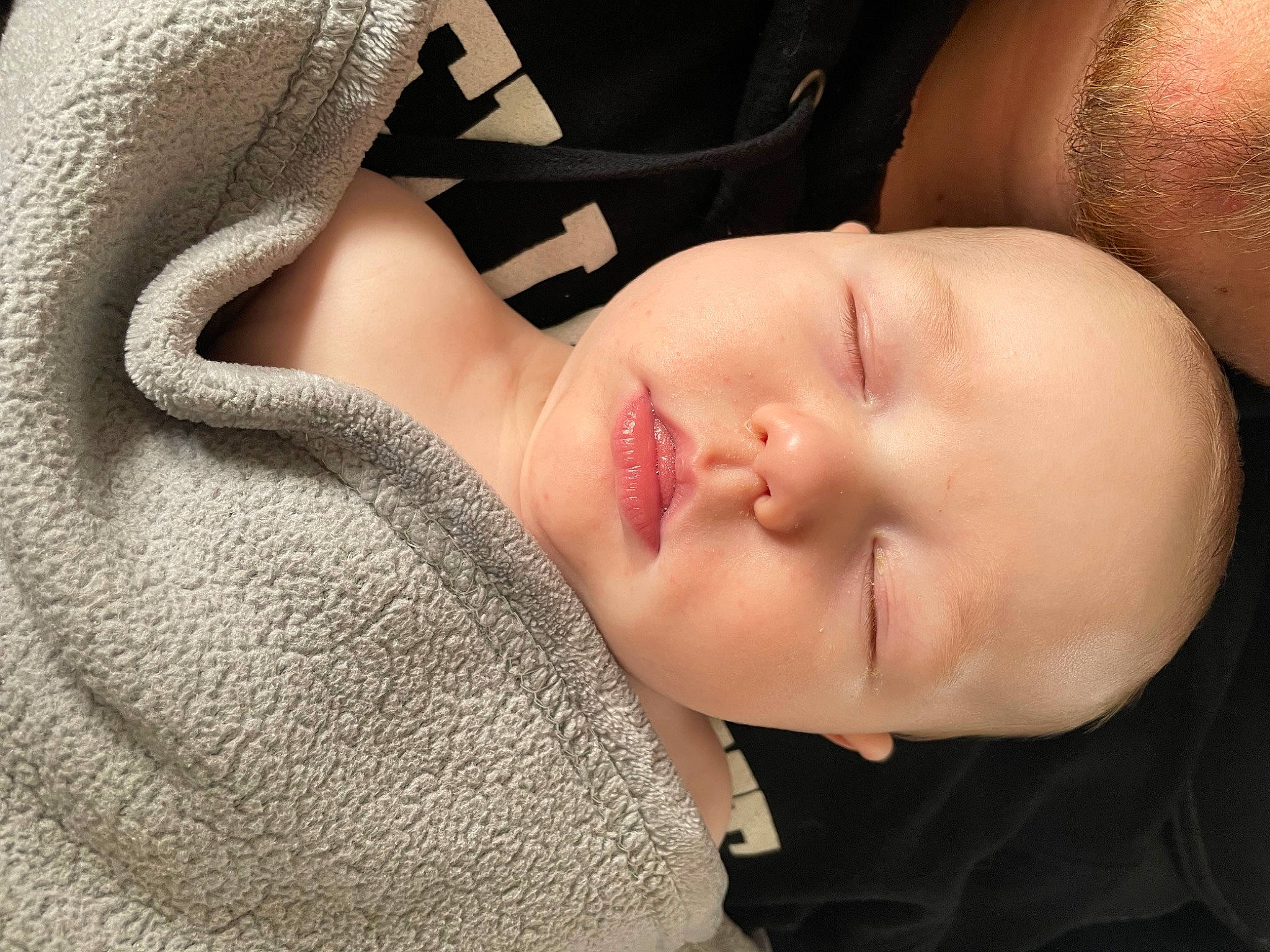 Archer is registered to the contest to win money with this photo: baby, baby_sleeping, baby_toddler_clothing, bedtime, cheek, chest, child, comfort, eyebrow, eyelash, fashion_accessory, flesh, lip, nap, neck, pattern, person, skin, sleep, toddler