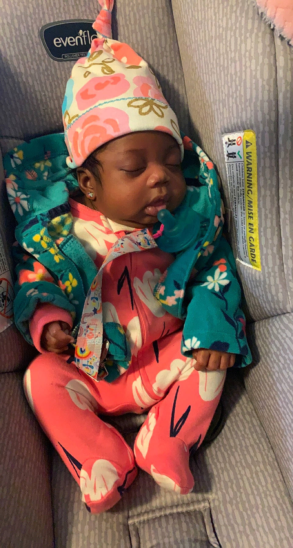 Cassidy is registered to the contest to win money with this photo: baby, baby_carriage, baby_products, baby_safety, baby_toddler_clothing, cap, cheek, child, comfort, eye, fun, head, headwear, linens, mouth, person, play, sitting, skin, sleeve