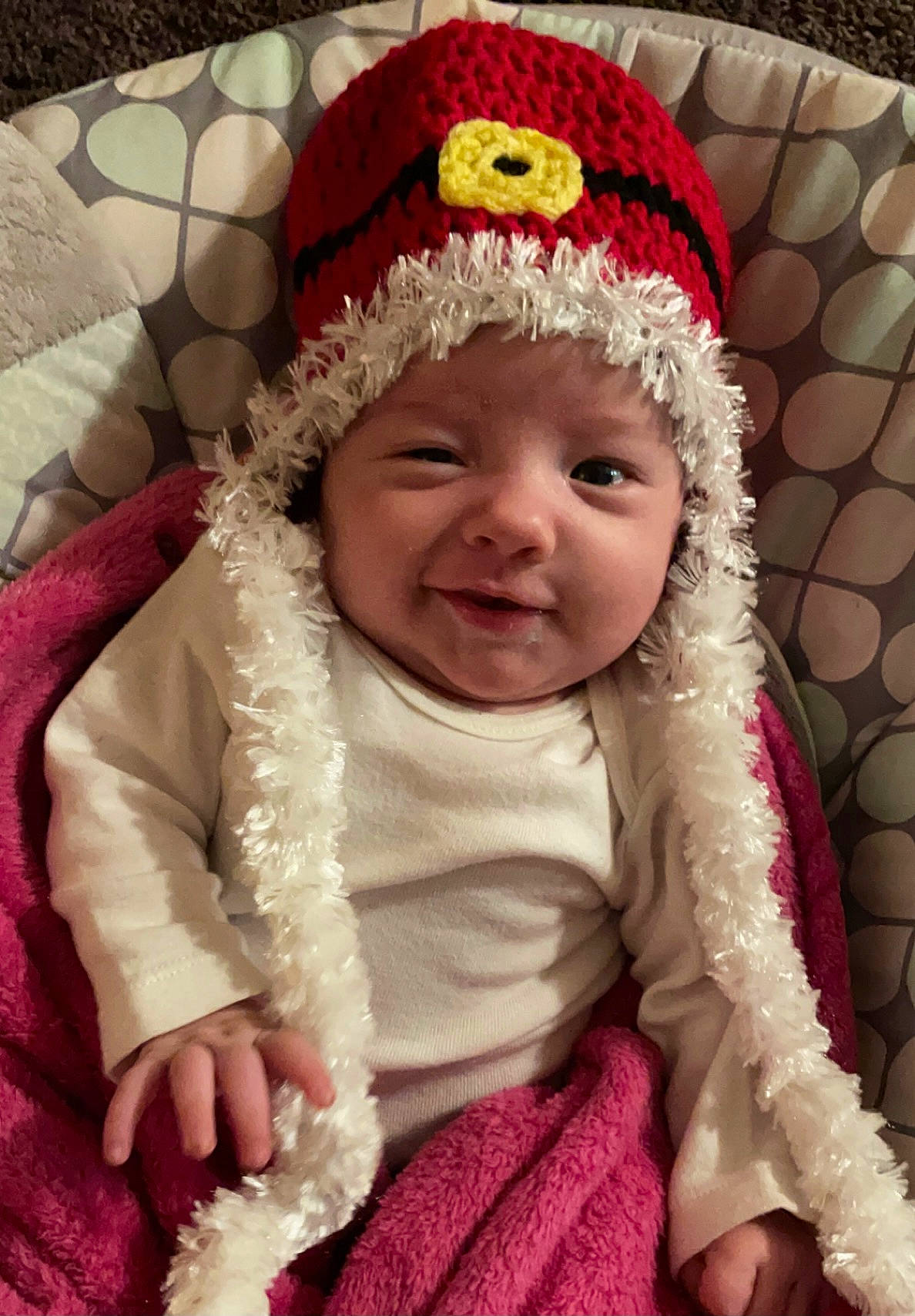 Kaizyn joined the competition — help win amazing prizes! baby, baby_toddler_clothing, beanie, bonnet, child, child_model, costume, costume_accessory, costume_hat, craft, creative_arts, fur, hair_accessory, headgear, headwear, knit_cap, linens, person, textile, toddler