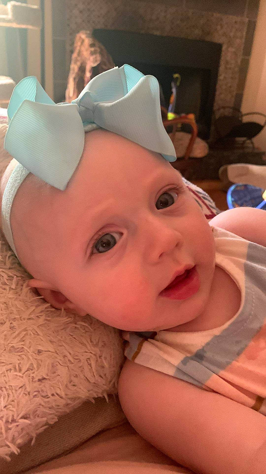 Paisley joined the competition — help win amazing prizes! baby, cap, cheek, chin, costume_hat, ear, eyebrow, eyelash, facial_expression, finger, fun, happy, hat, iris, lip, mouth, nose, person, pink, skin
