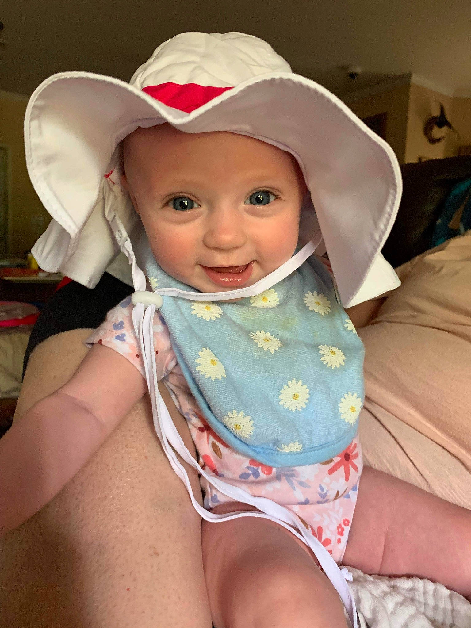 Paisley joined the competition — help win amazing prizes! baby, baby_toddler_clothing, cap, cheek, chin, comfort, eye, face, fun, happy, hat, headgear, headwear, human_body, iris, lip, mouth, person, skin, smile