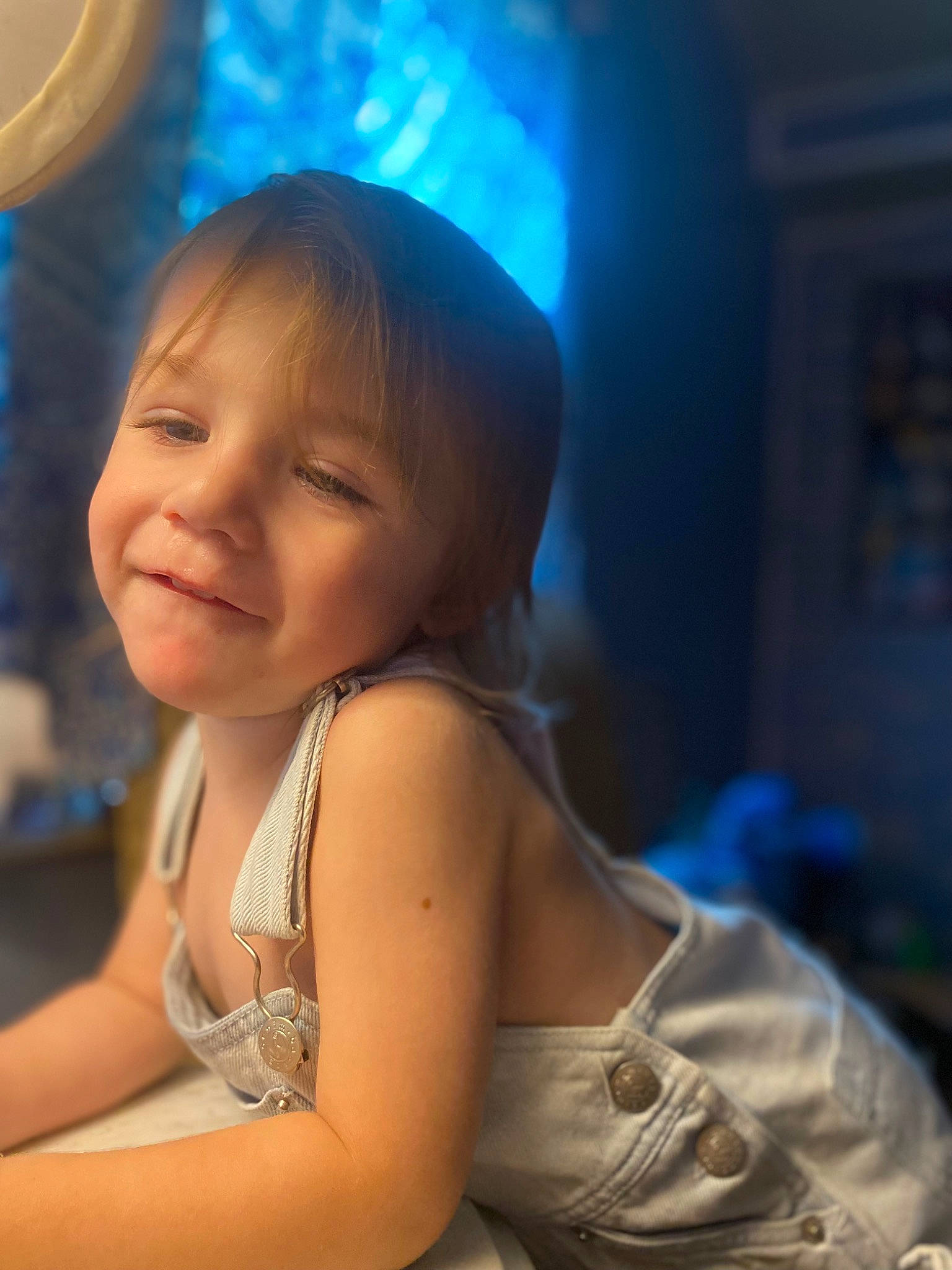 Jordon is registered to the contest to win money with this photo: abdomen, baby, blue, chest, child, comfort, elbow, electric_blue, flash_photography, fun, happy, human_leg, iris, joy, laugh, leisure, person, portrait_photography, sitting, smile