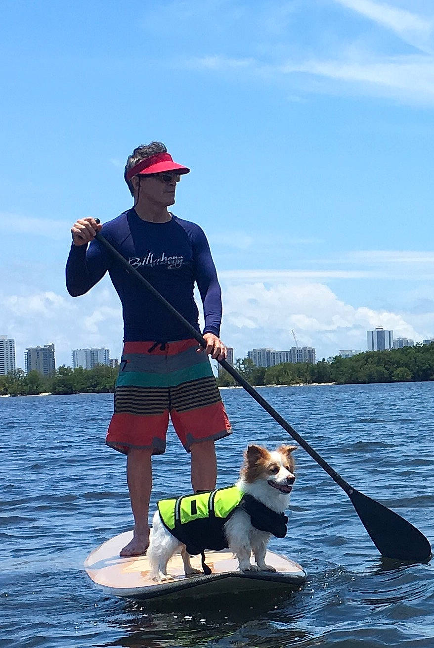 Harvey joined the competition — help win amazing prizes! baseball_cap, boats_and_boating_equipment_and_supplies, carnivore, cloud, companion_dog, dog, dog_breed, fashion_accessory, fisherman, hat, lake, leash, leisure, recreation, sky, sporting_group, surface_water_sports, t_shirt, water, water_transportation