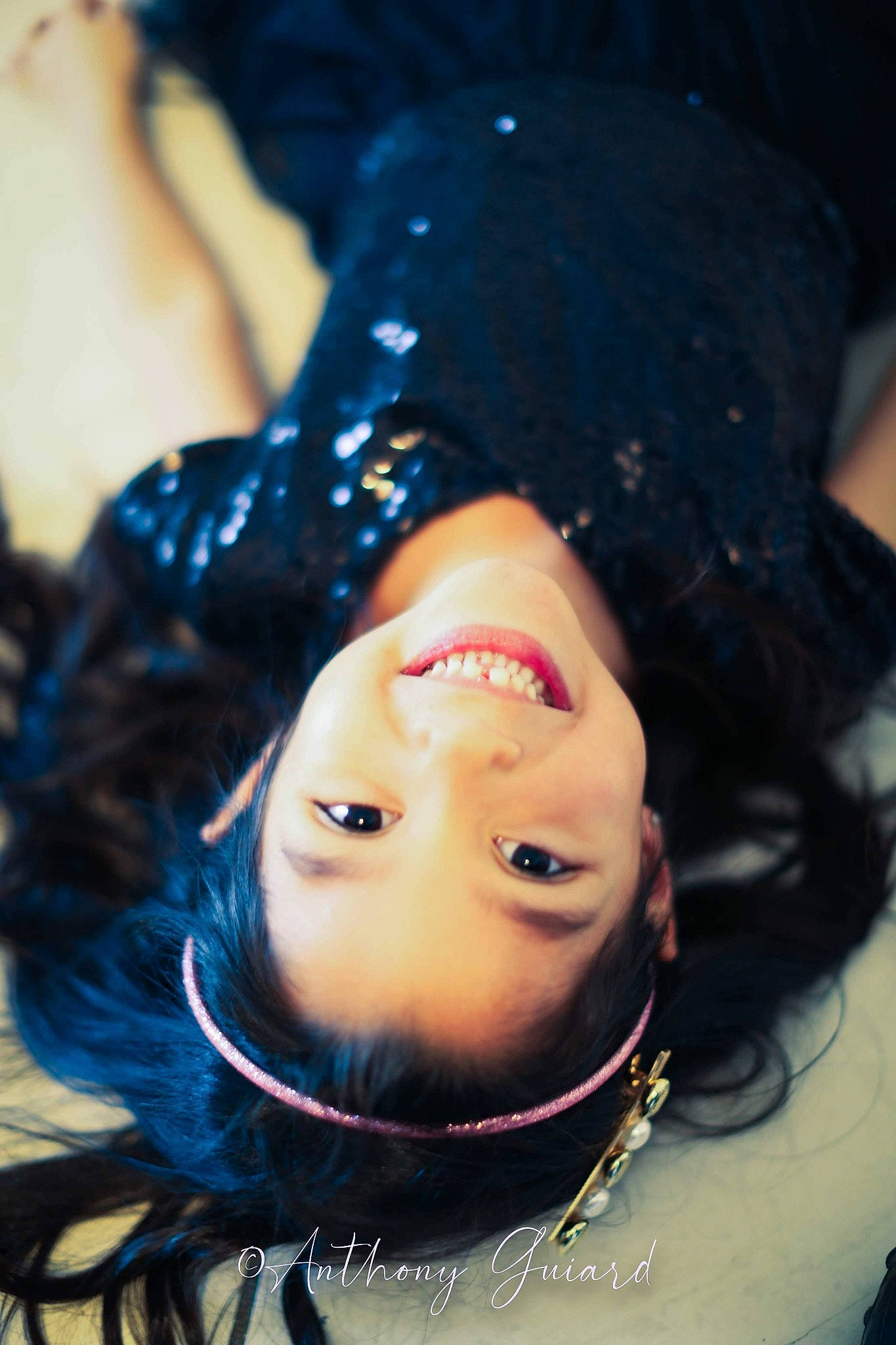 Lyana a rejoint le concours — aidez-le/la à gagner de superbes lots ! black, black_hair, cool, electric_blue, eye, eyebrow, eyelash, facial_expression, fashion_accessory, fashion_design, flash_photography, fun, happy, joy, lip, lipstick, long_hair, magenta, makeover, person