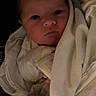 Kinsley is registered to the contest to win money with this photo: newborn, baby, blanket, wrapped, hand, soft, cozy, infant, closeup, portrait, sleepwear, face, skin, cute, human, child, comfort, warmth, indoors, resting