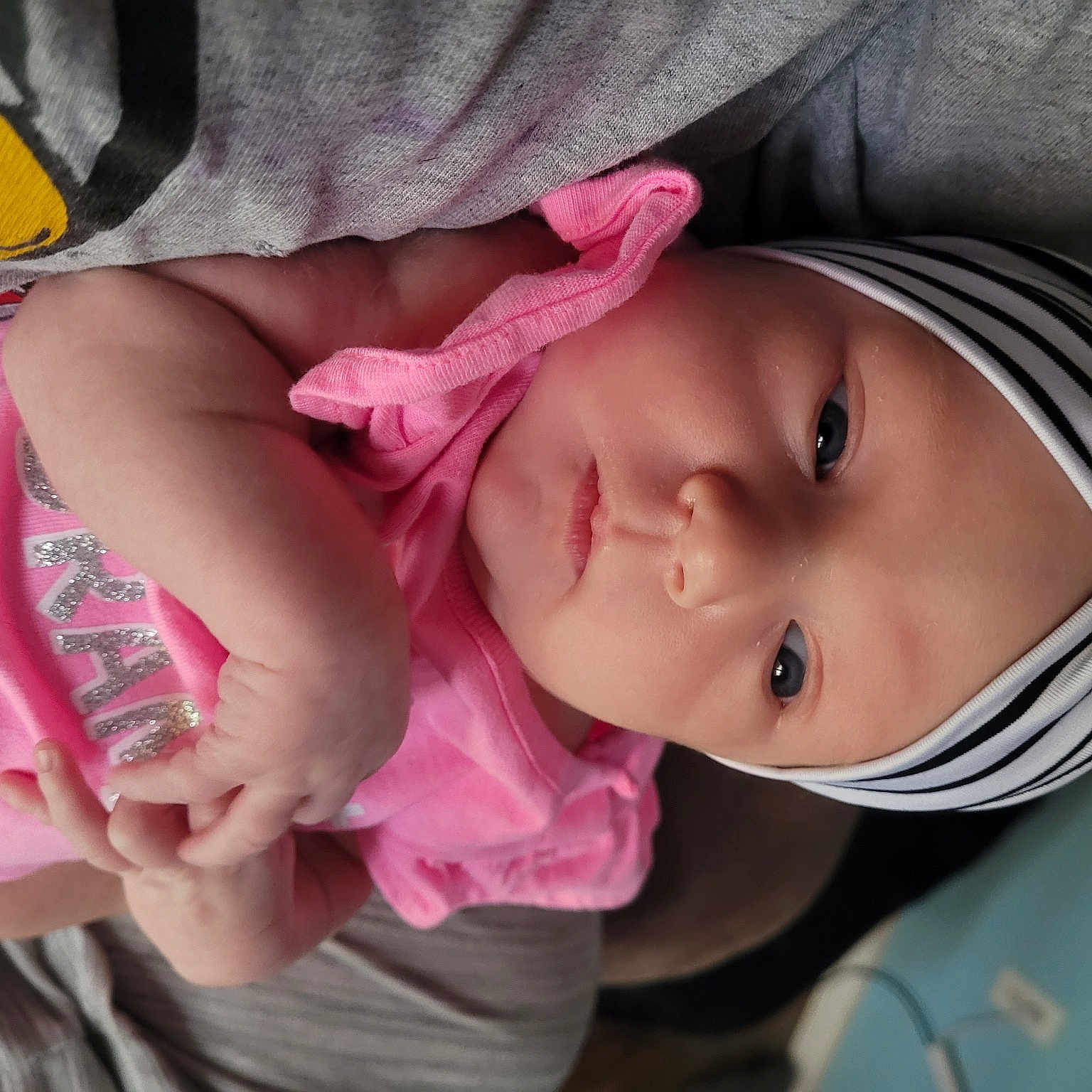 Ezra joined the competition — help win amazing prizes! cheek, comfort, eyebrow, eyelash, facial_expression, forehead, hand, human_body, iris, joint, lip, mouth, neck, nose, pink, purple, skin, sleeve, textile, toddler