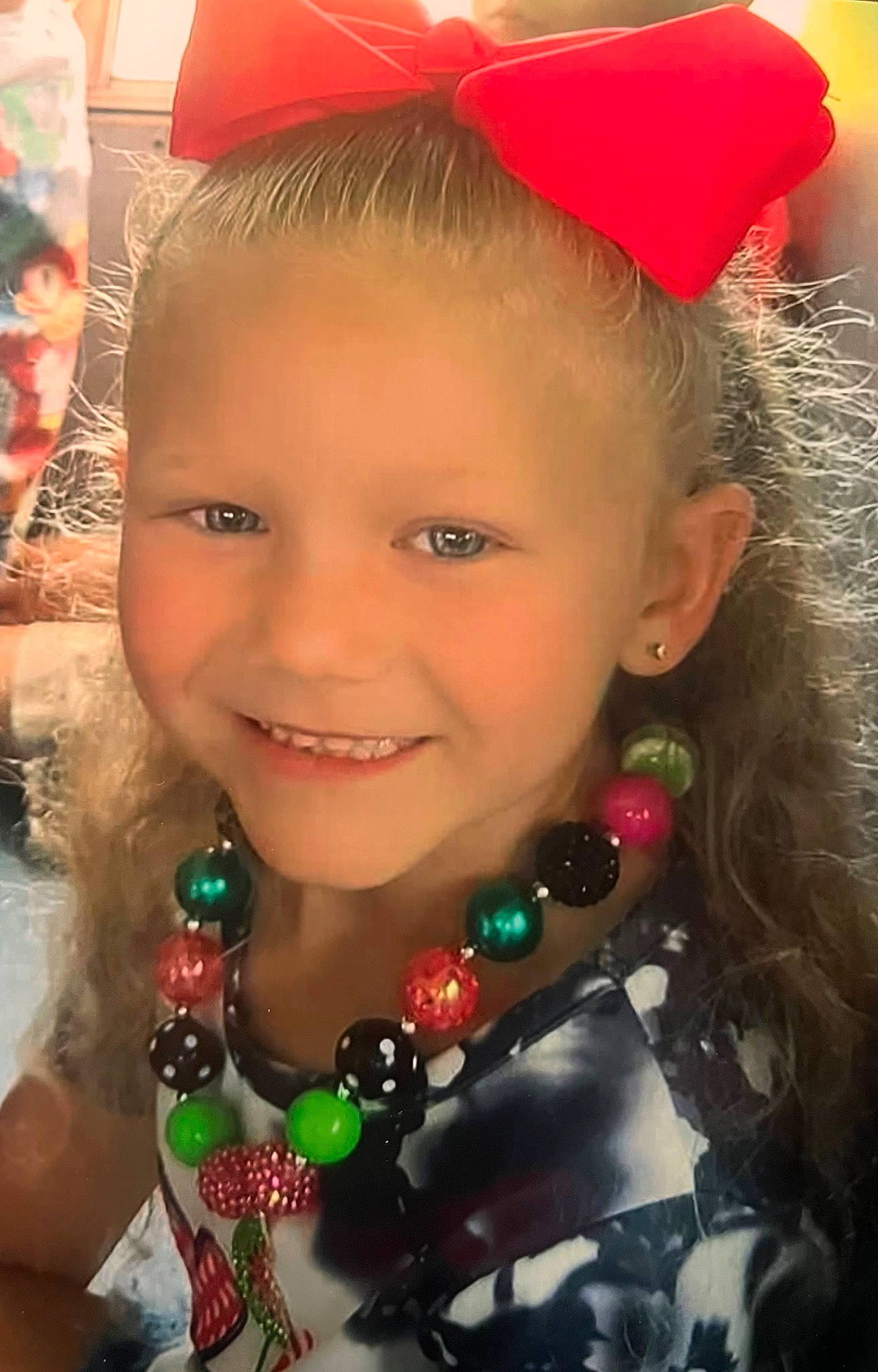 Carleigh is registered to the contest to win money with this photo: cheek, chin, dress, eye, eyebrow, fashion, hair, hairstyle, happy, human_body, iris, joy, lip, neck, nose, organ, person, pink, red, skin