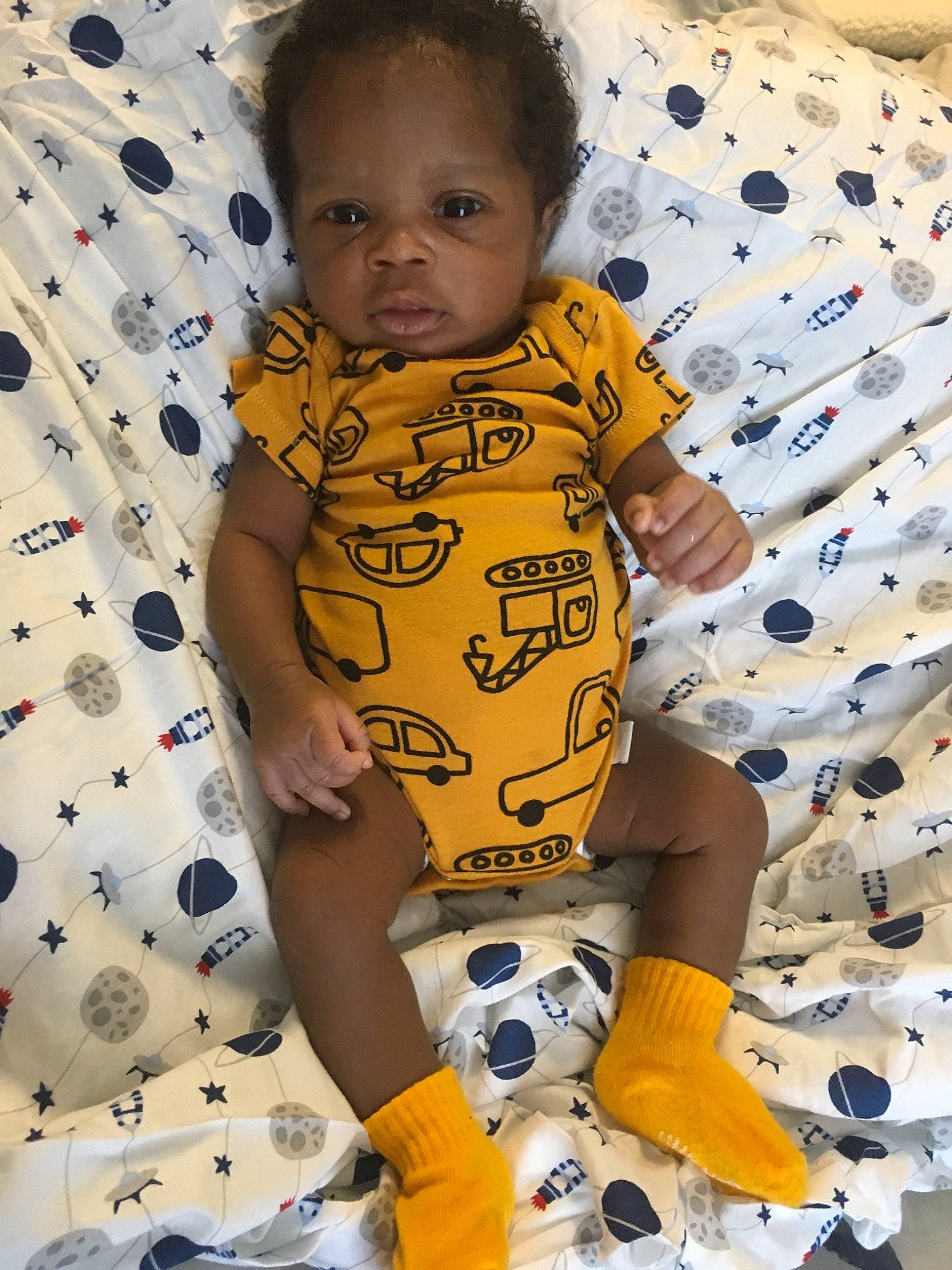 Jakari joined the competition — help win amazing prizes! baby, child, pattern, person, skin, toddler, yellow