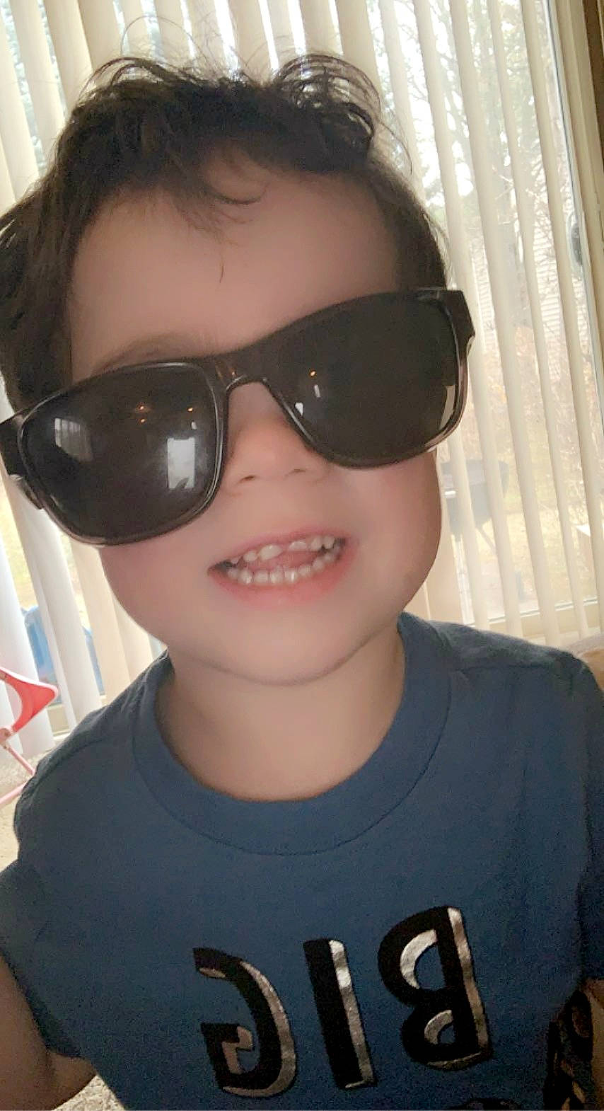 Syllis joined the competition — help win amazing prizes! black_hair, cheek, chin, clothing, cool, eye_glass_accessory, eyebrow, eyewear, glasses, goggles, jaw, lip, mouth, nose, person, sleeve, smile, sunglasses, toddler, vision_care