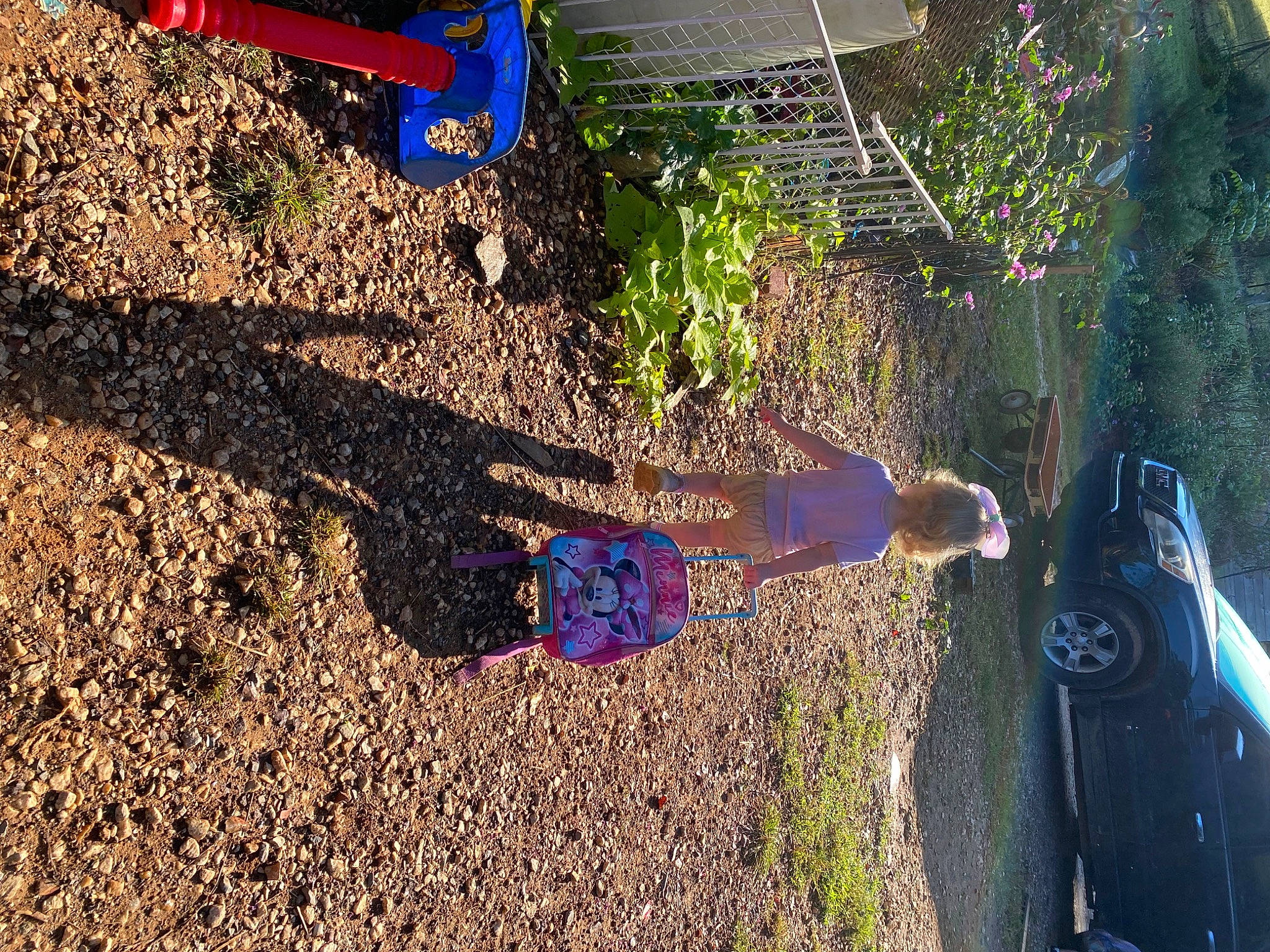 Aryanna joined the competition — help win amazing prizes! asphalt, automotive_lighting, automotive_tire, car, electric_blue, fun, grass, leisure, people_in_nature, person, plant, road, road_surface, shadow, sidewalk, soil, tints_and_shades, tire, tree, vehicle_door